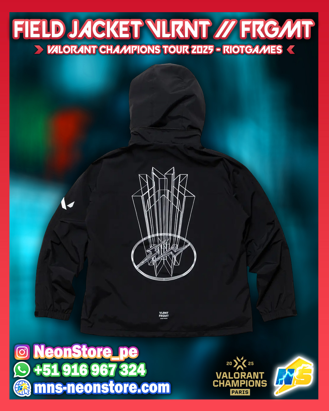 Field Jacket VLRNT // FRGMT Champions 2025 RiotGames VALORANT ⚡