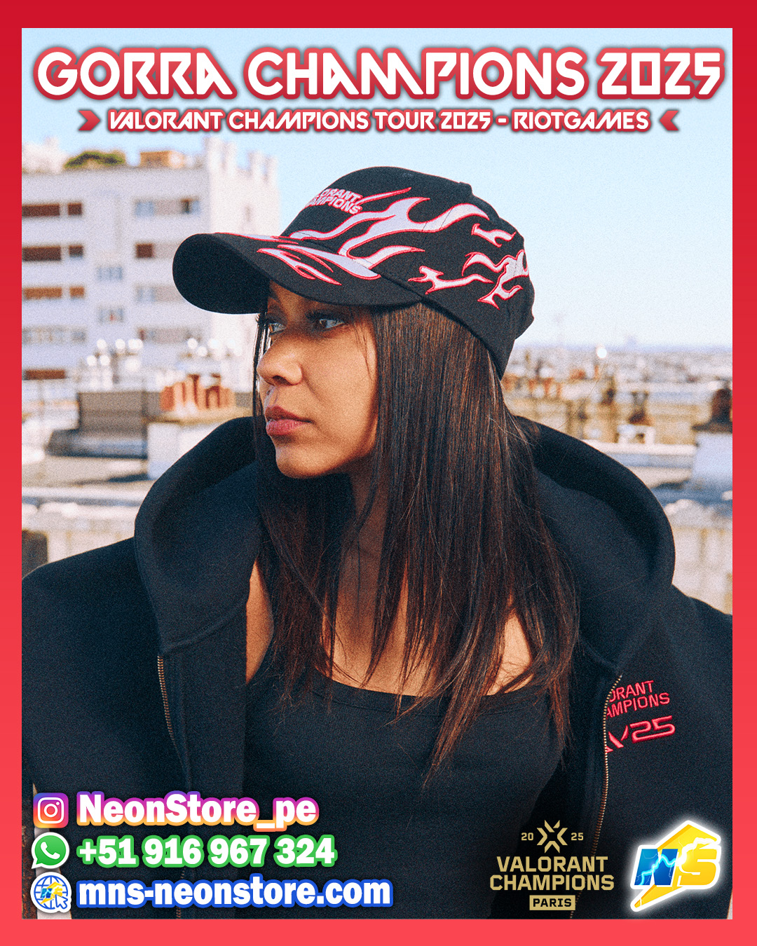 Gorra Champions 2025 RiotGames VALORANT ⚡