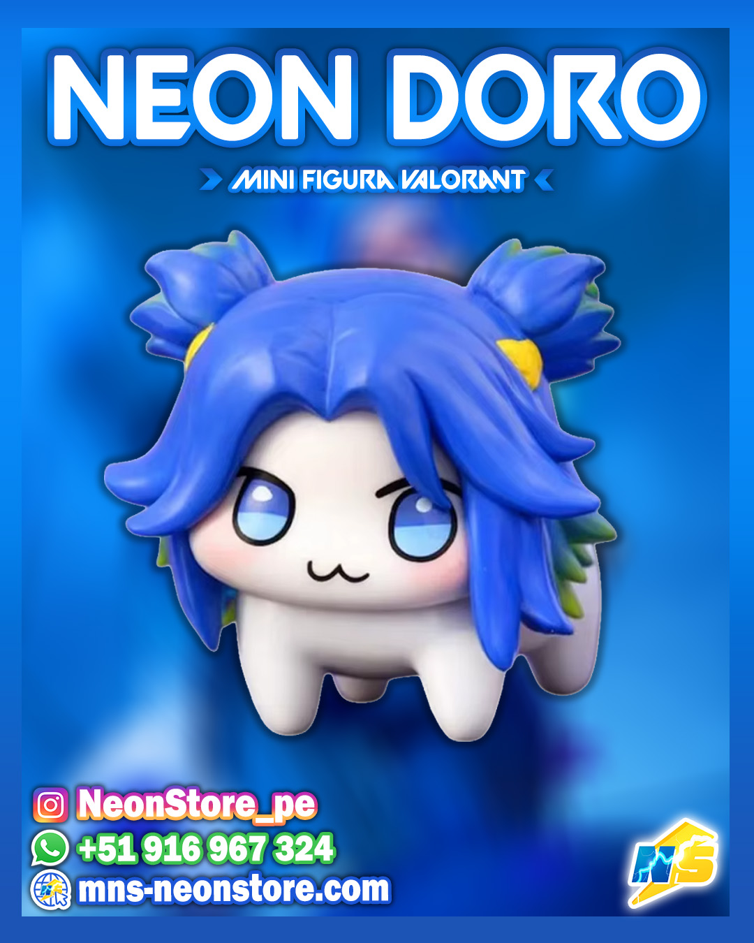 ⚡ Mini Figura Neon Doro VALORANT ⚡