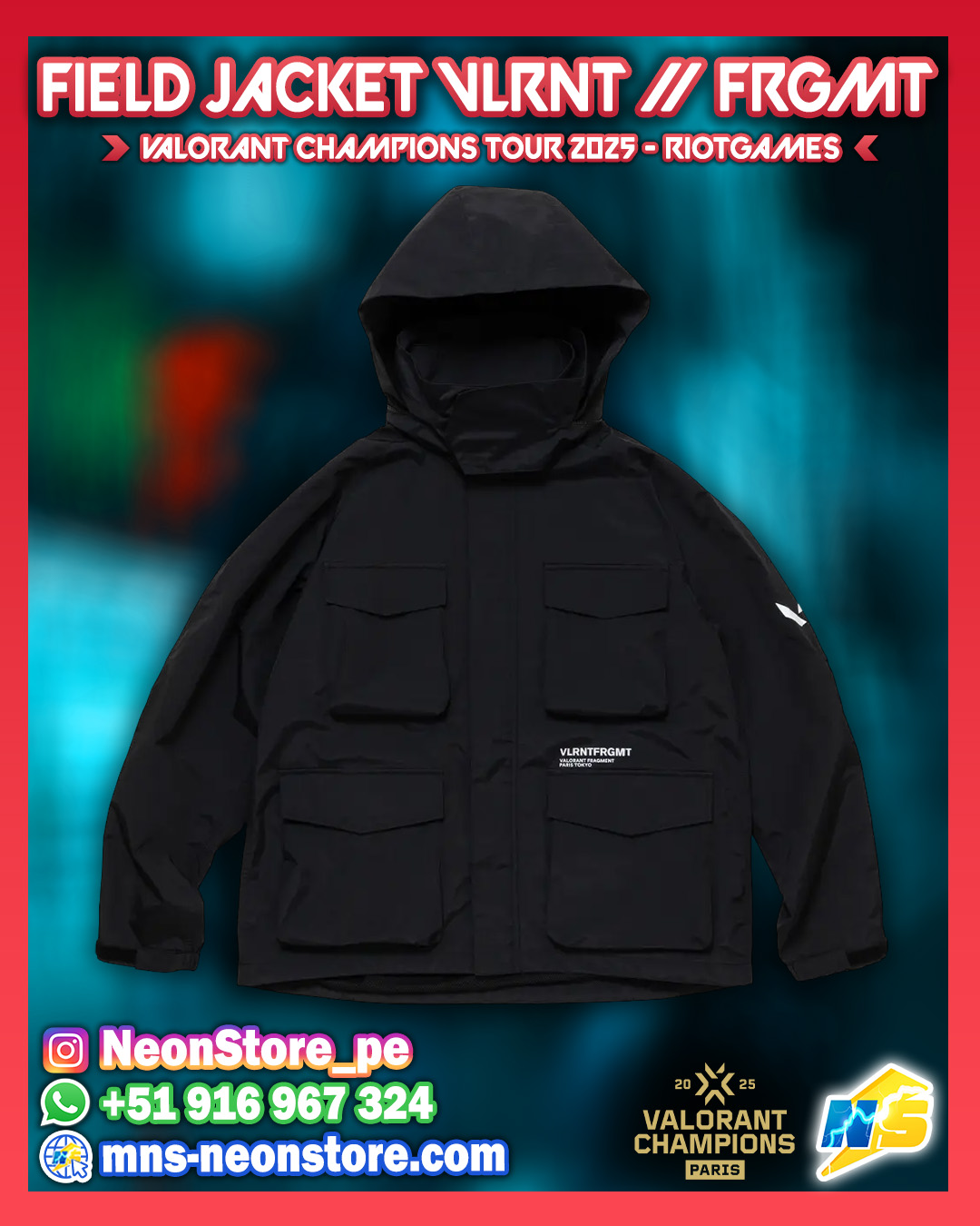 Field Jacket VLRNT // FRGMT Champions 2025 RiotGames VALORANT ⚡
