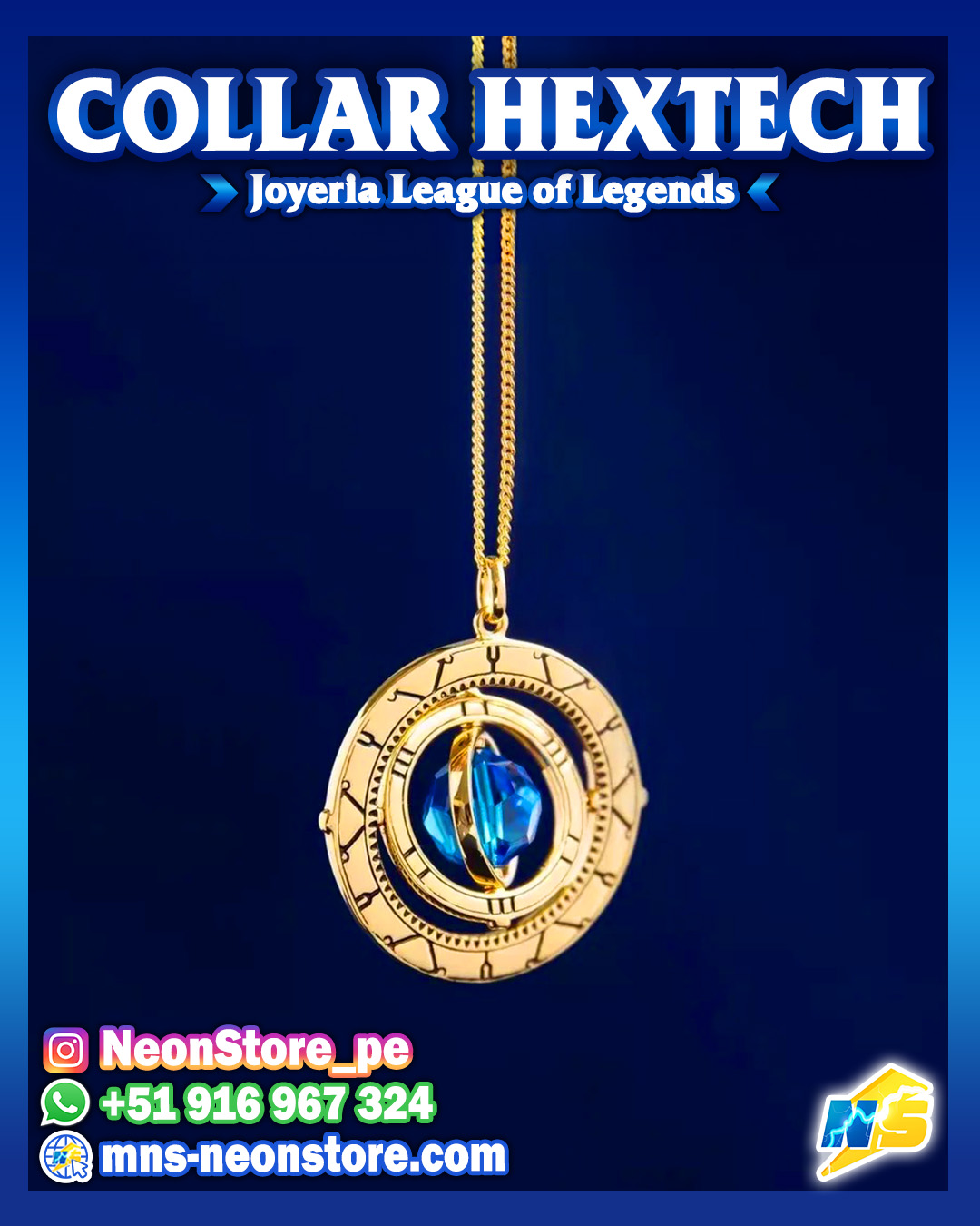 ⚡ Collar Hextech LEAGUE OF LEGENDS ⚡