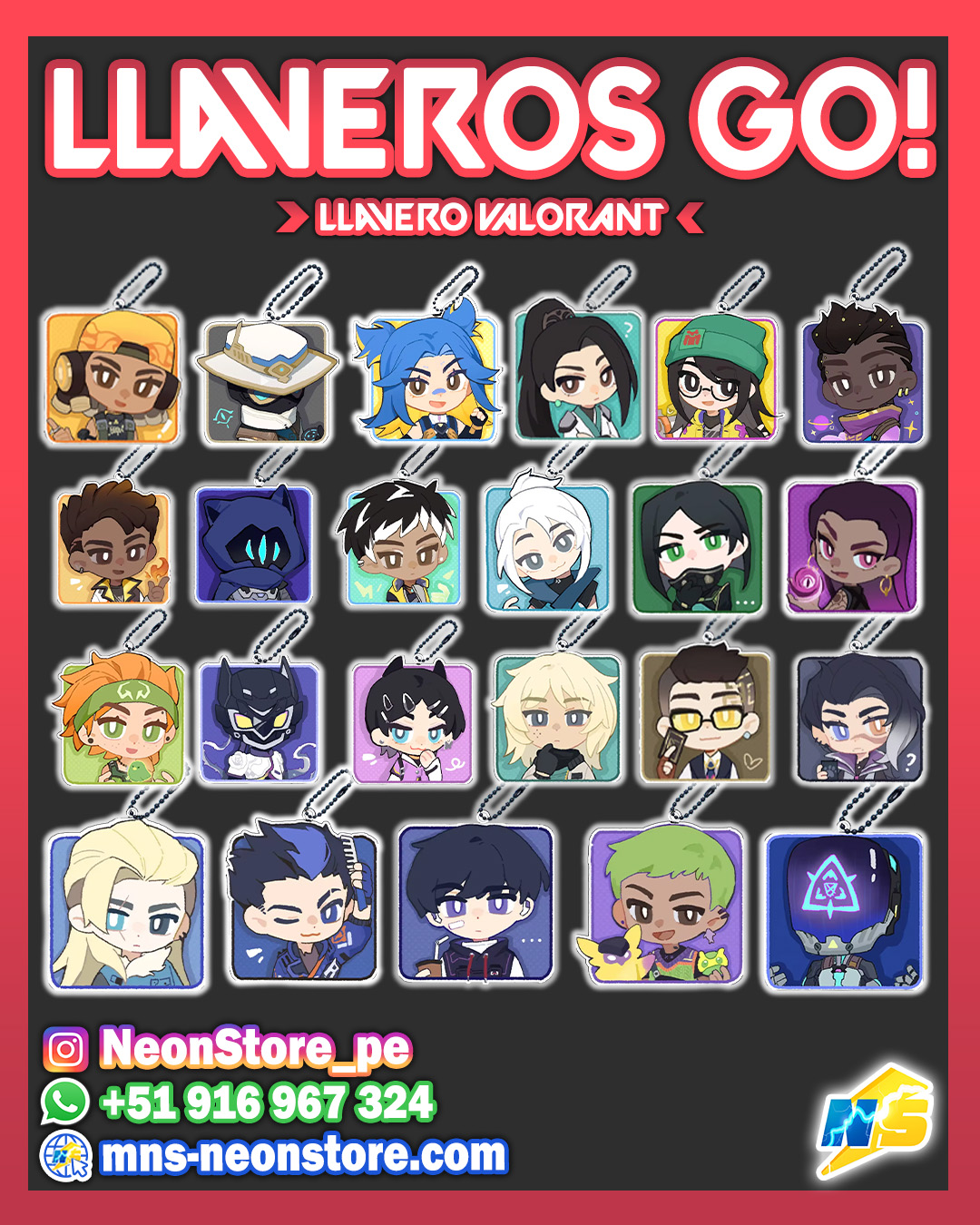 Llavero GO! - VALORANT