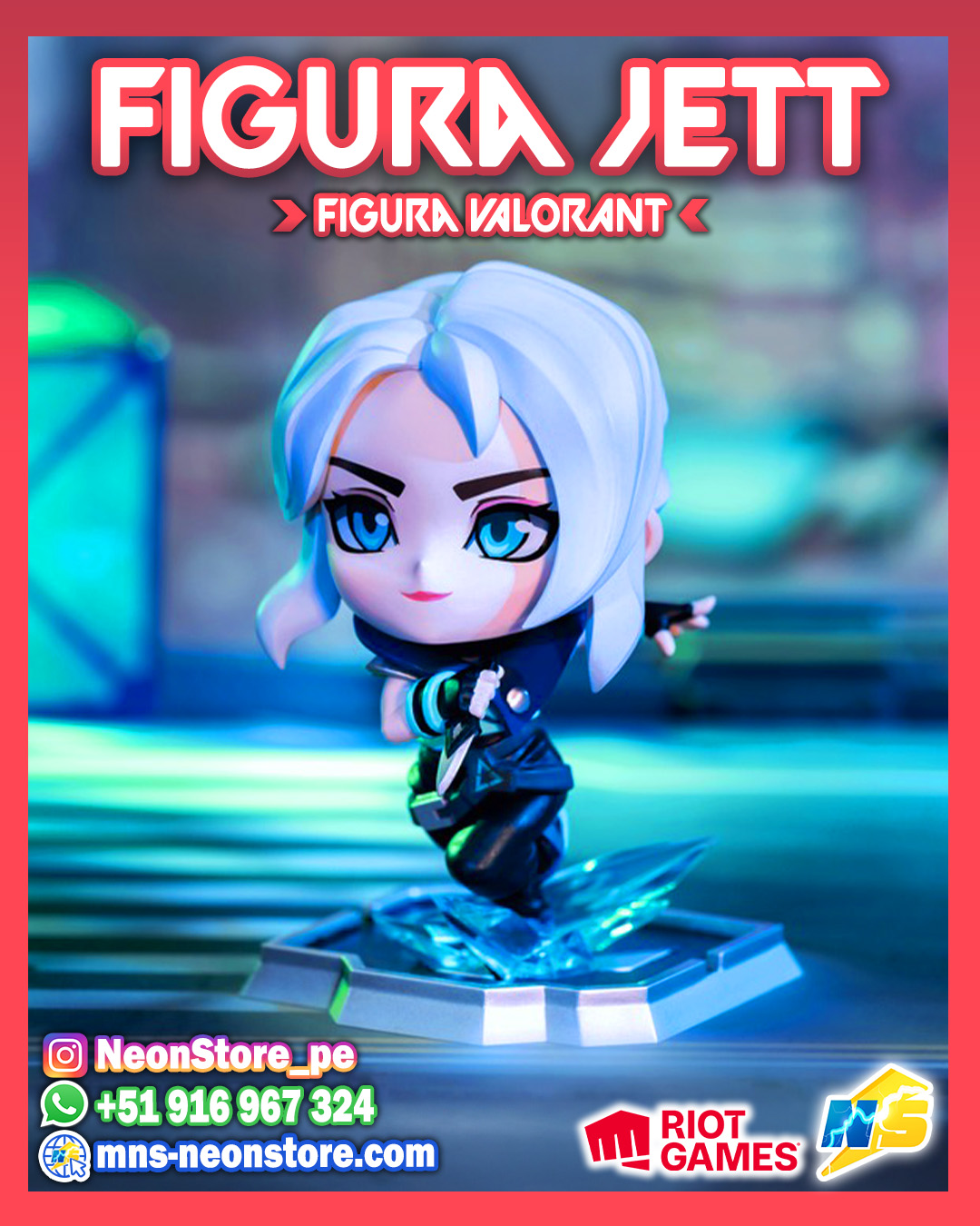 ⚡ Figura Jett RiotGames VALORANT ⚡