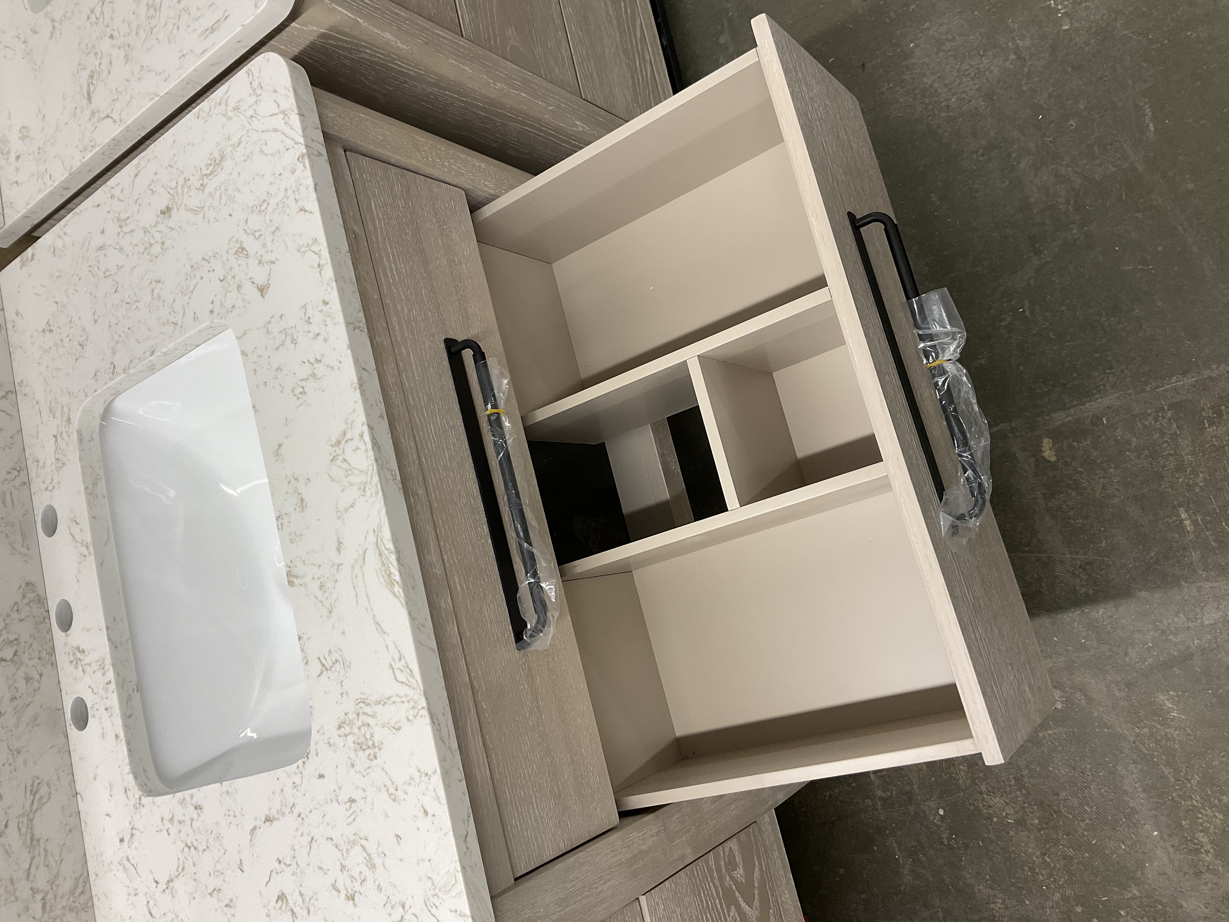 60”x22’’ Vanity with marble top