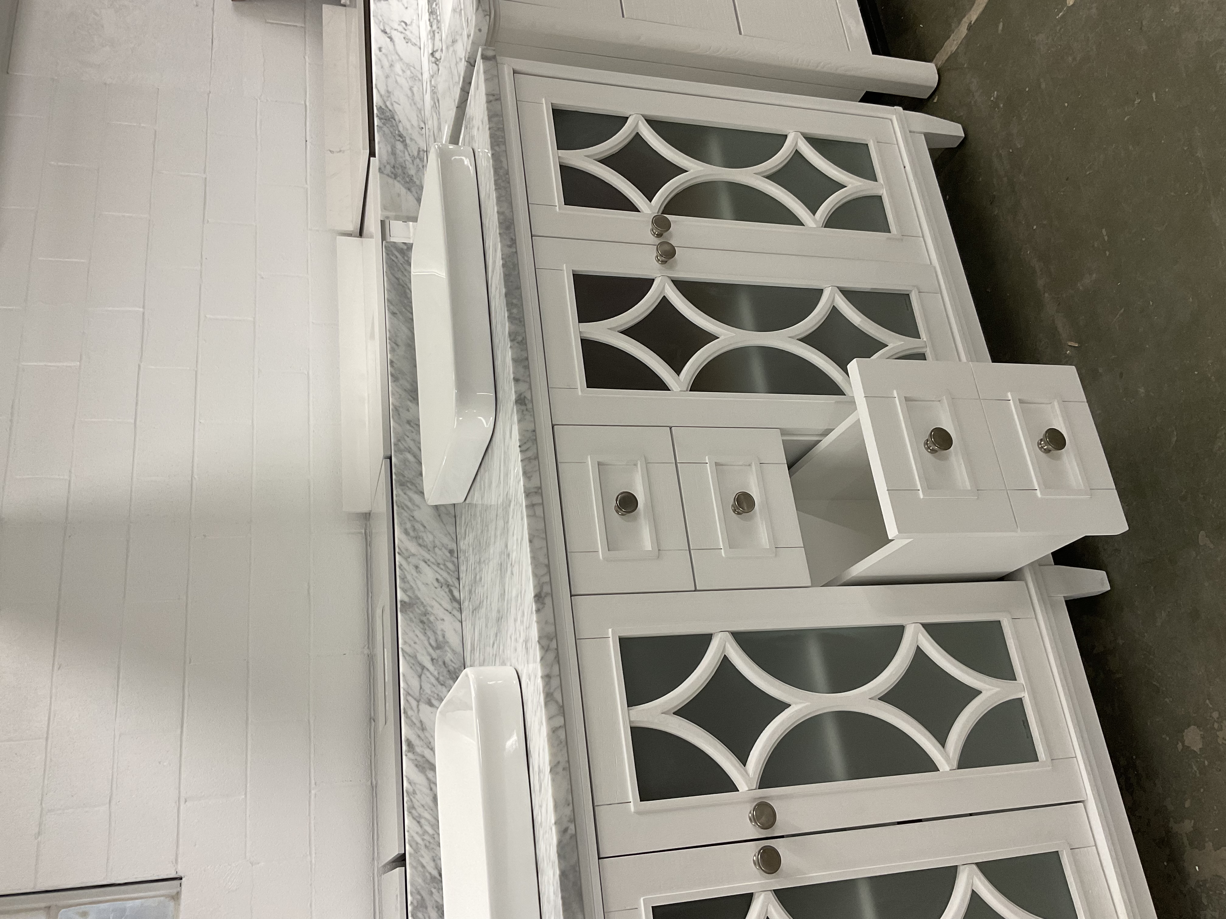 60”x22’’ Vanity with marble top
