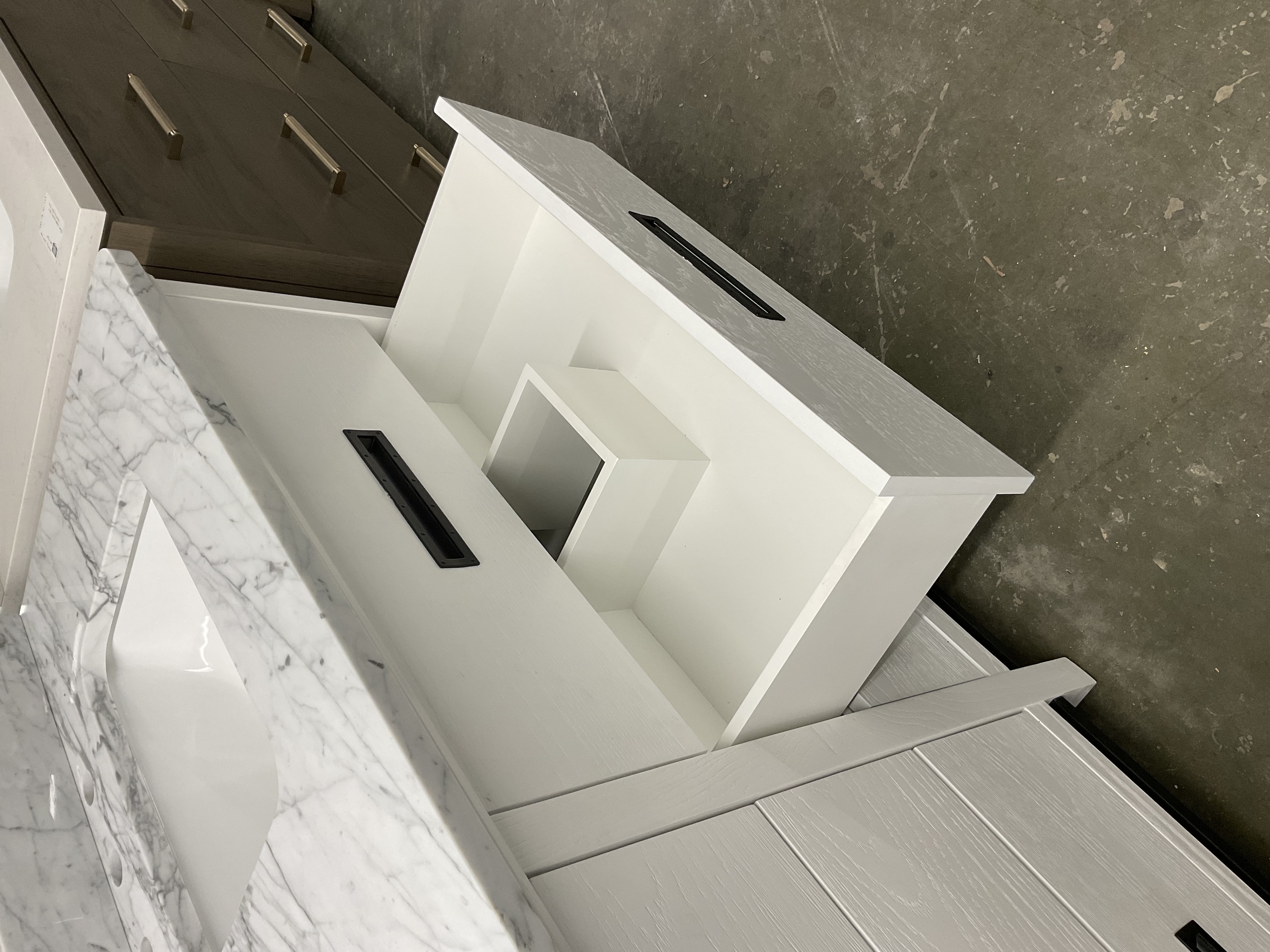 60”x22’’ Vanity with marble top