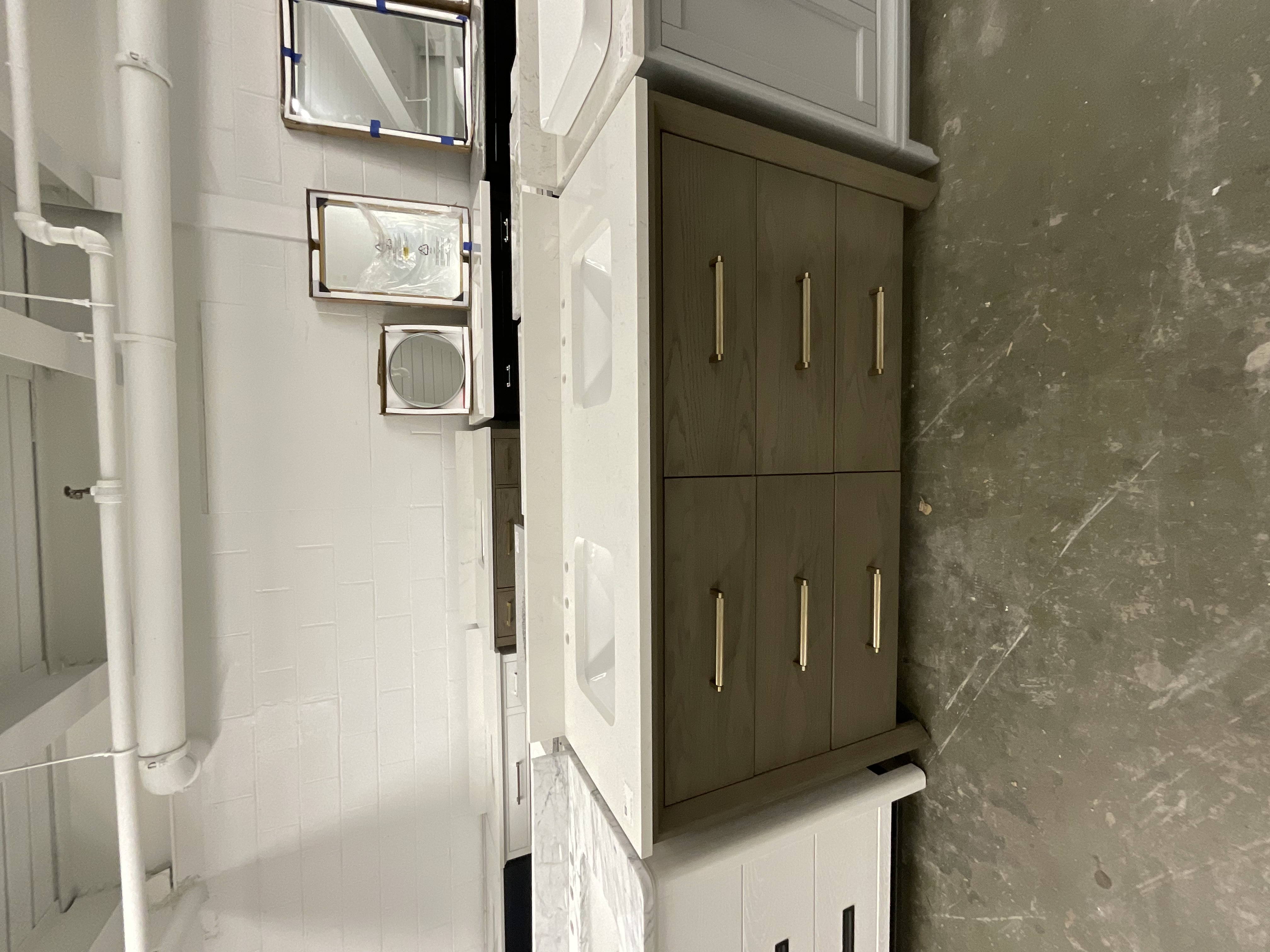 60”x22’’ Vanity with engineered marble top