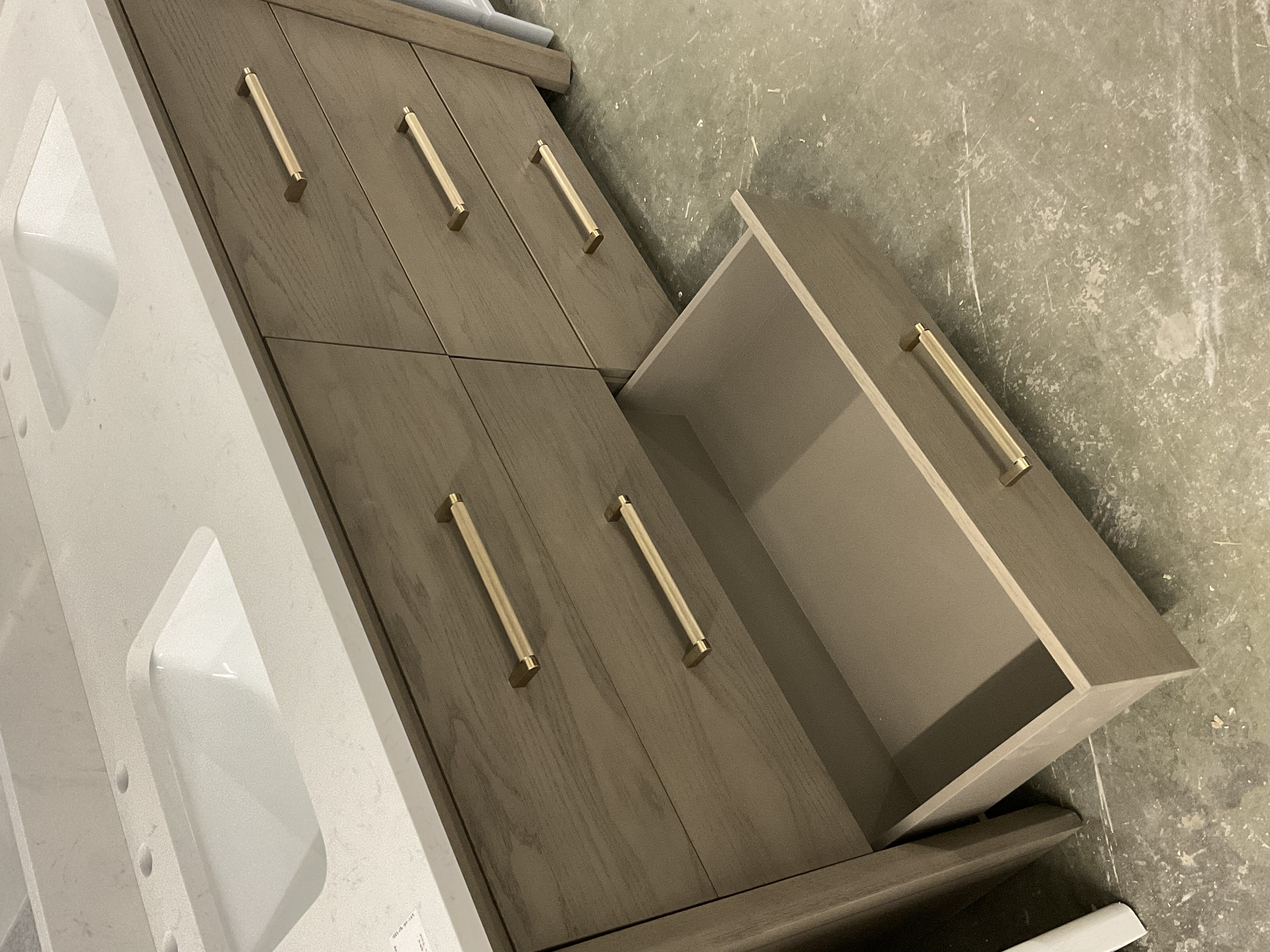 60”x22’’ Vanity with engineered marble top