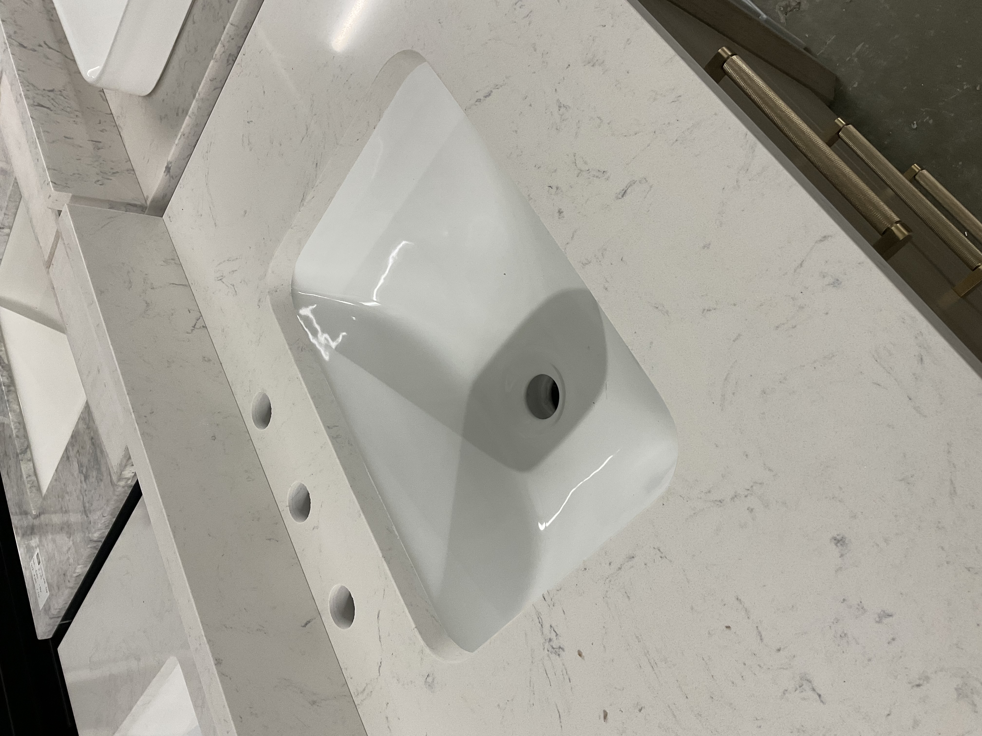 60”x22’’ Vanity with engineered marble top