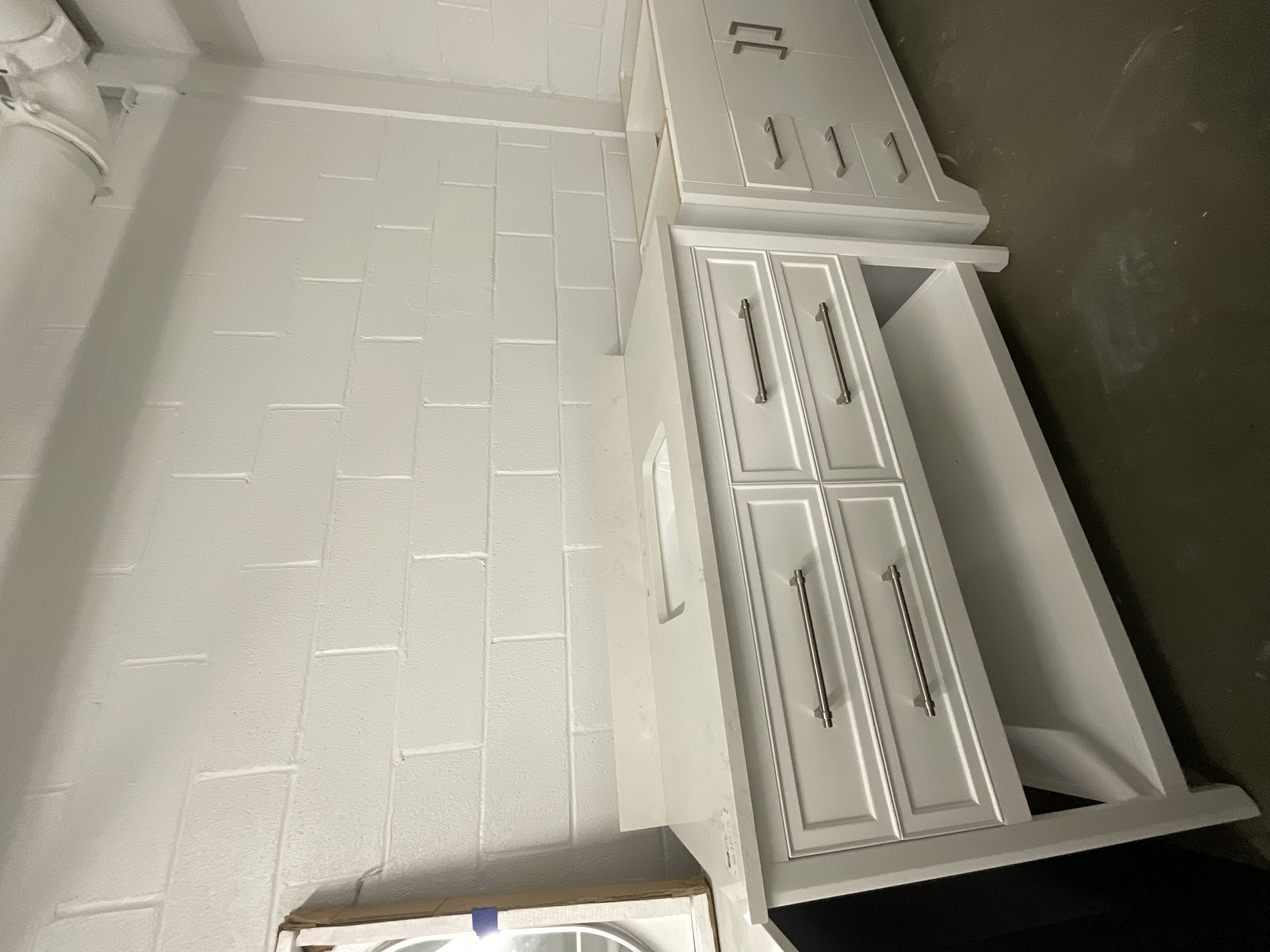 48”x22’’ Vanity with engineered marble top