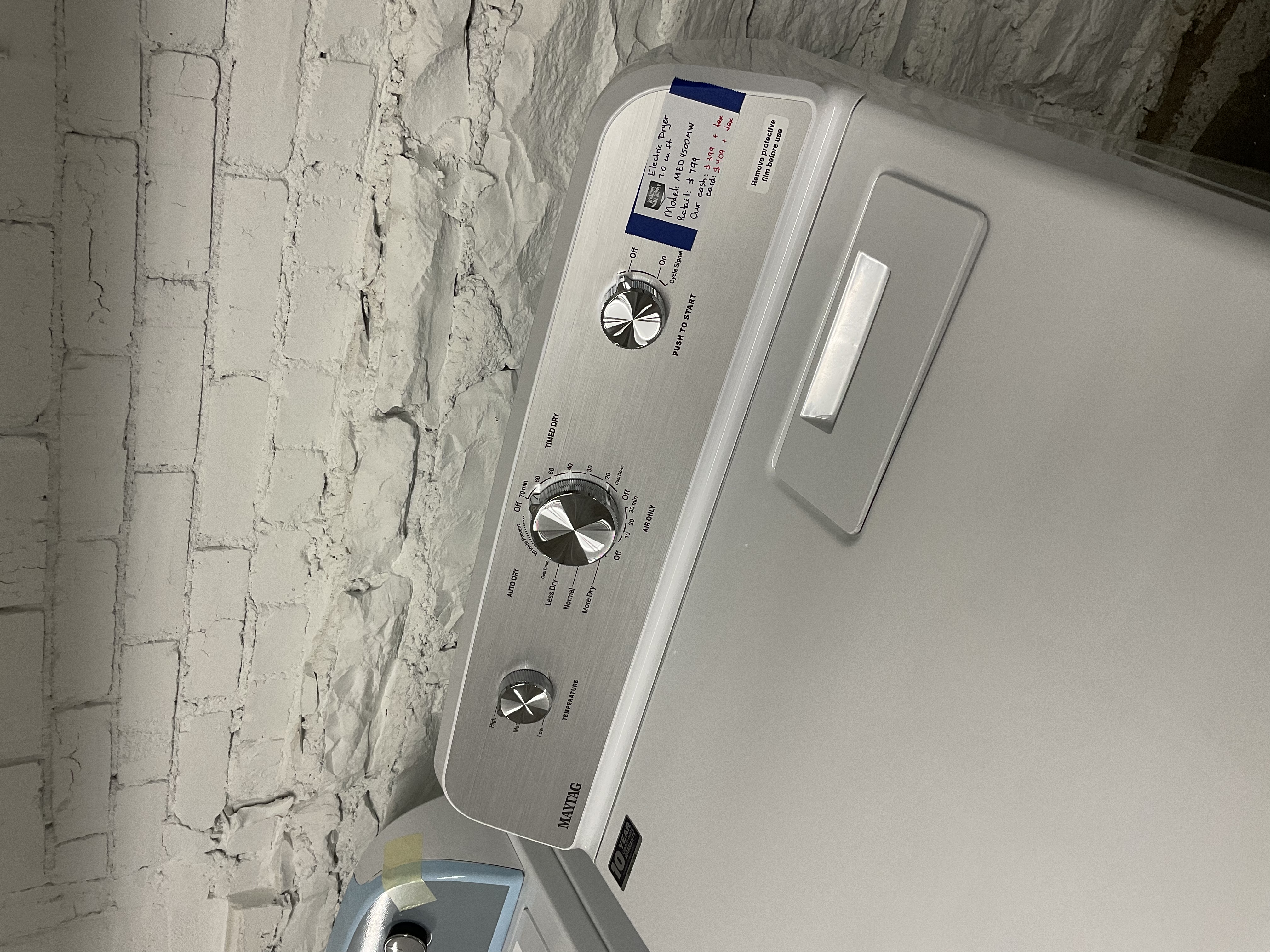 Electric Dryer 7.0 cu ft #MED4500MW