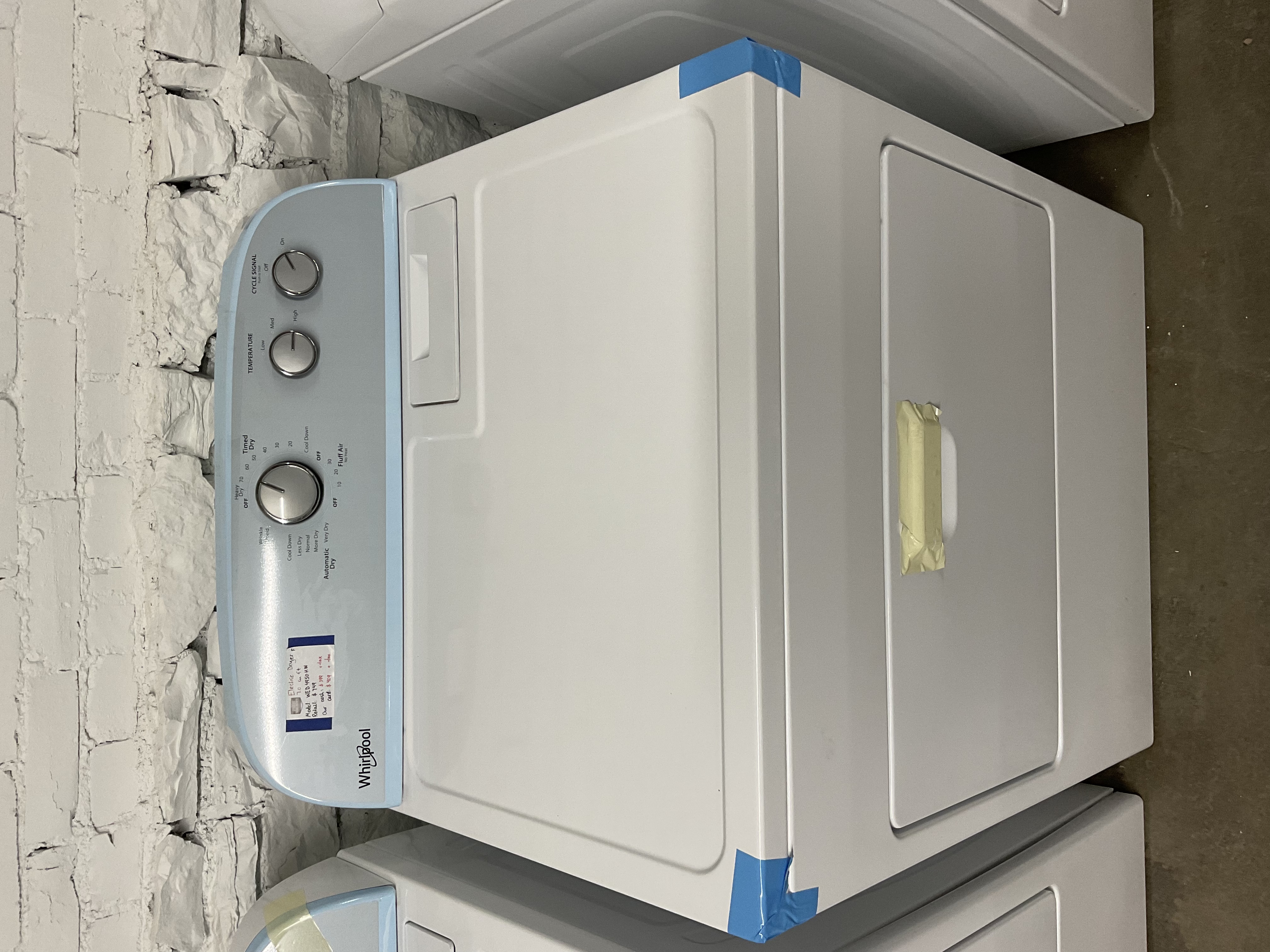 Electric Dryer 7.0 cu ft Model#WED4950HW