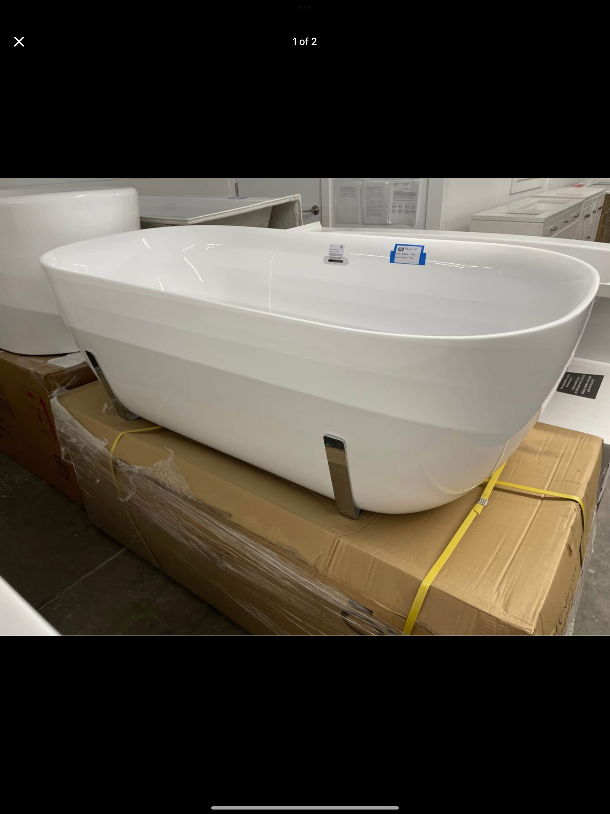 Freestanding Bathtub 63”