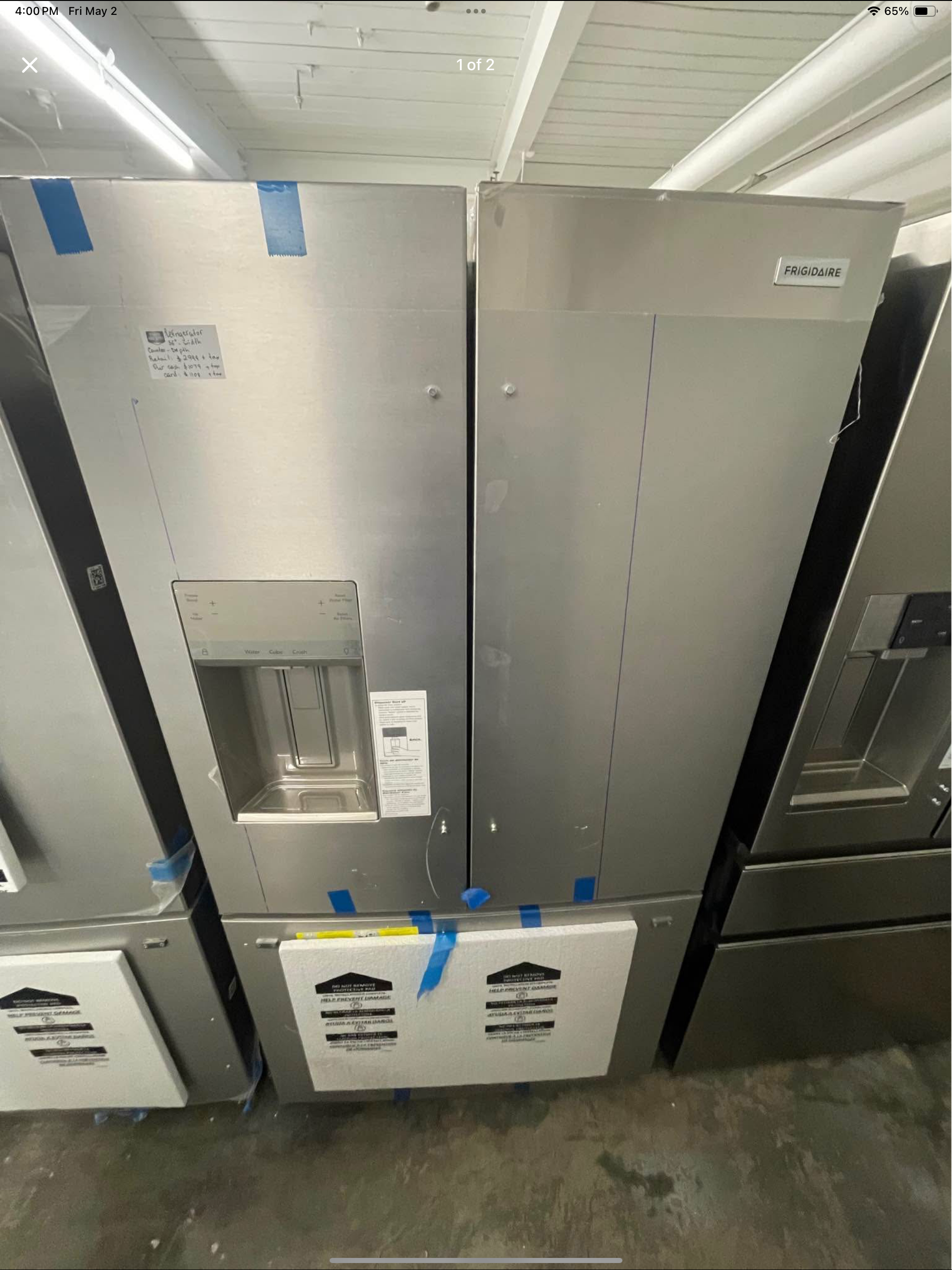 36” Refrigerator Counter Depth -Model # FRFC2323AS 202506102