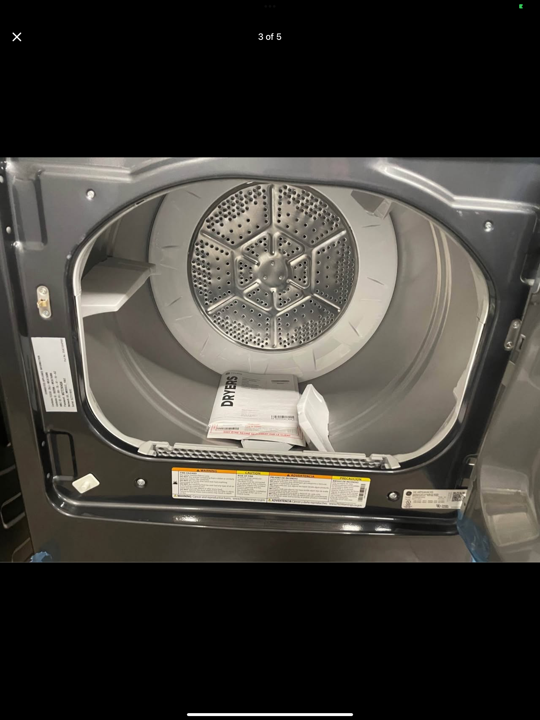 GE Smart Electric Dryer - Model # PTD60EBPRDG