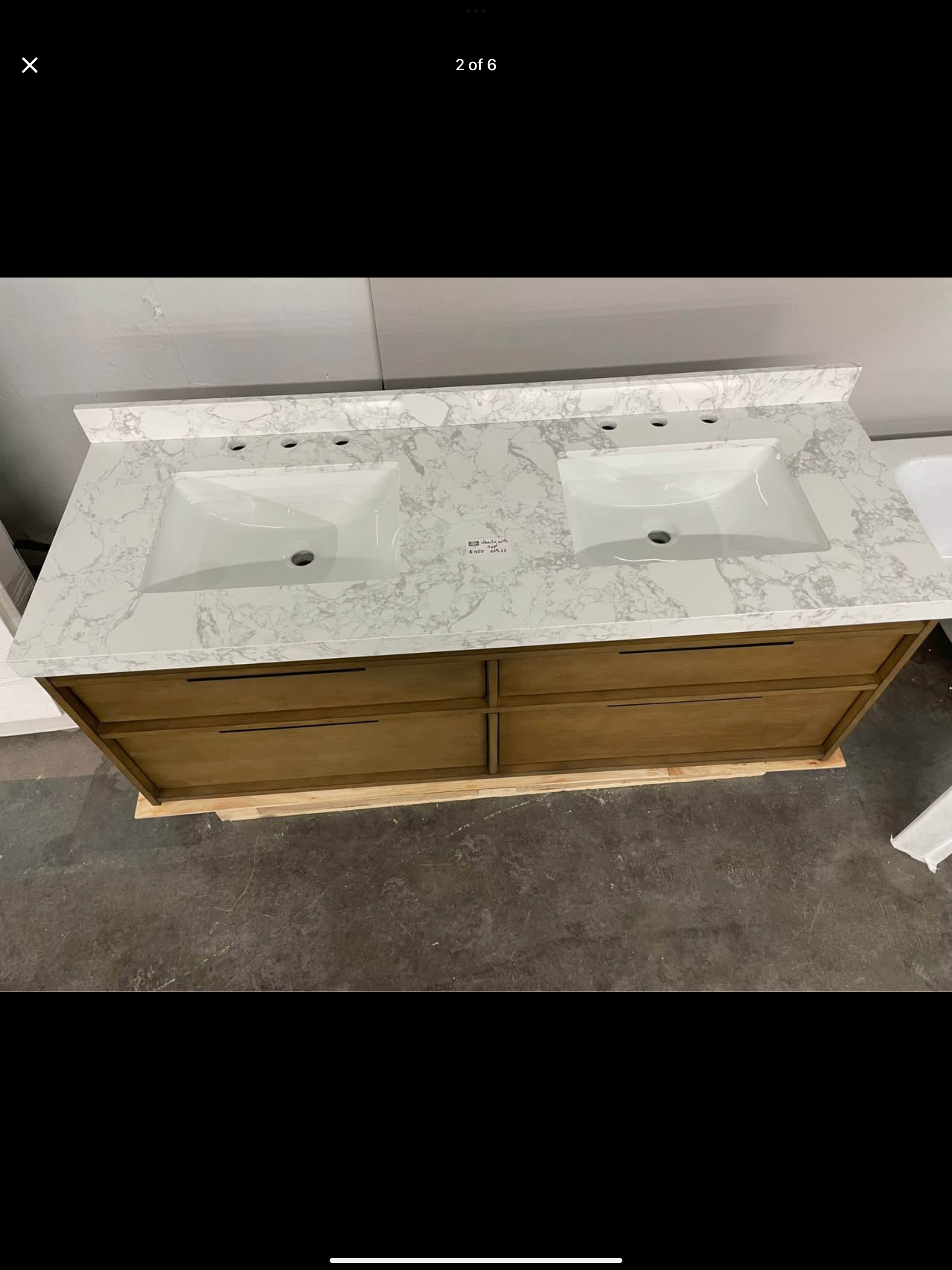 Vanity 60”x22” with top (Floating)