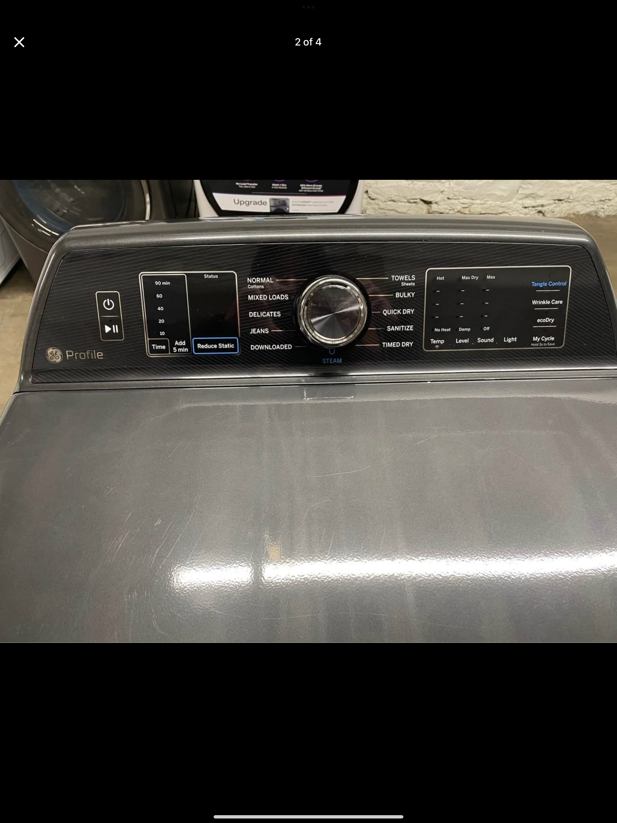 GE Profile Smart Electric Dryer Model # PTD70EBPTDG