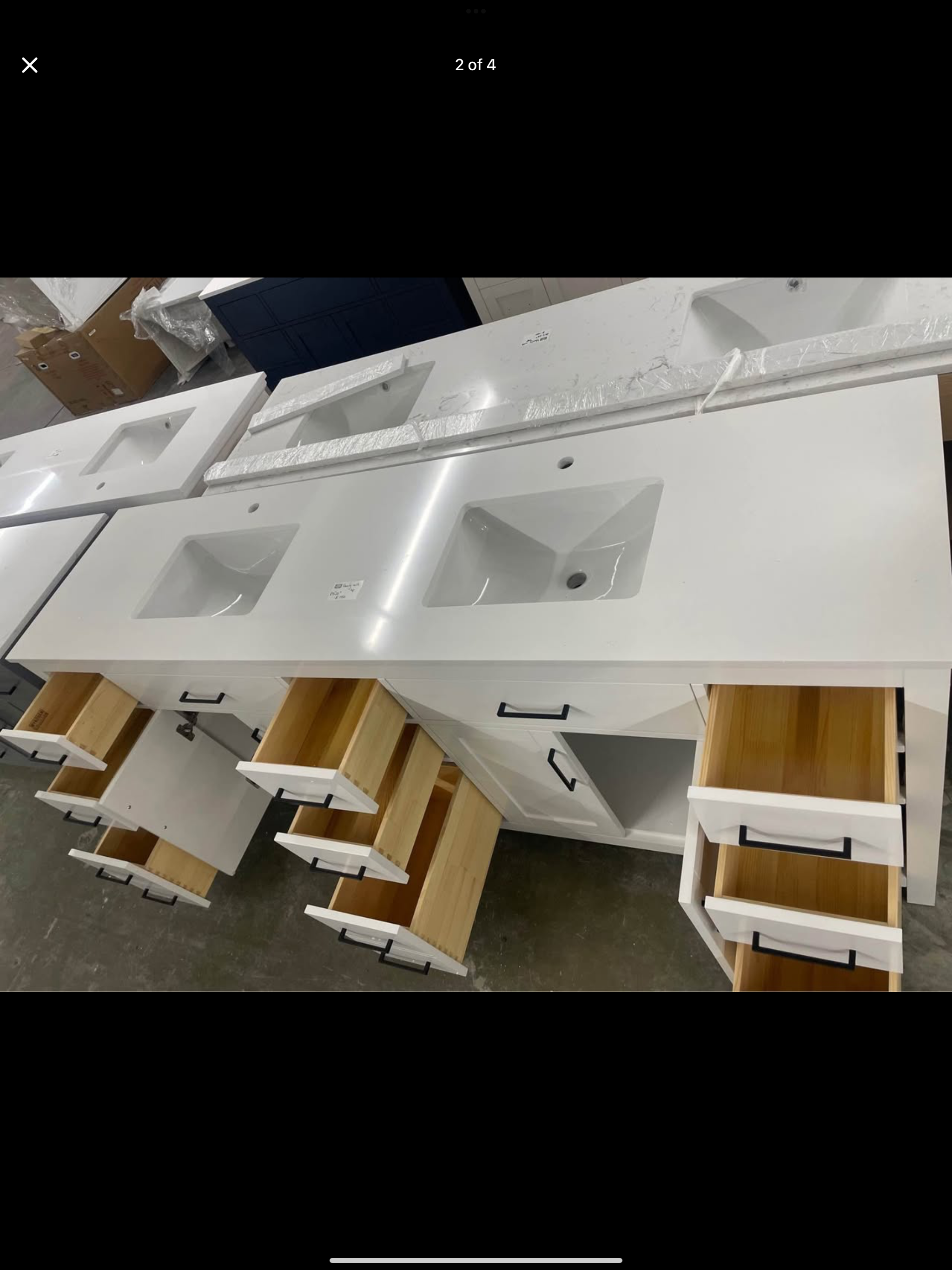 Vanity 84”x22” with top