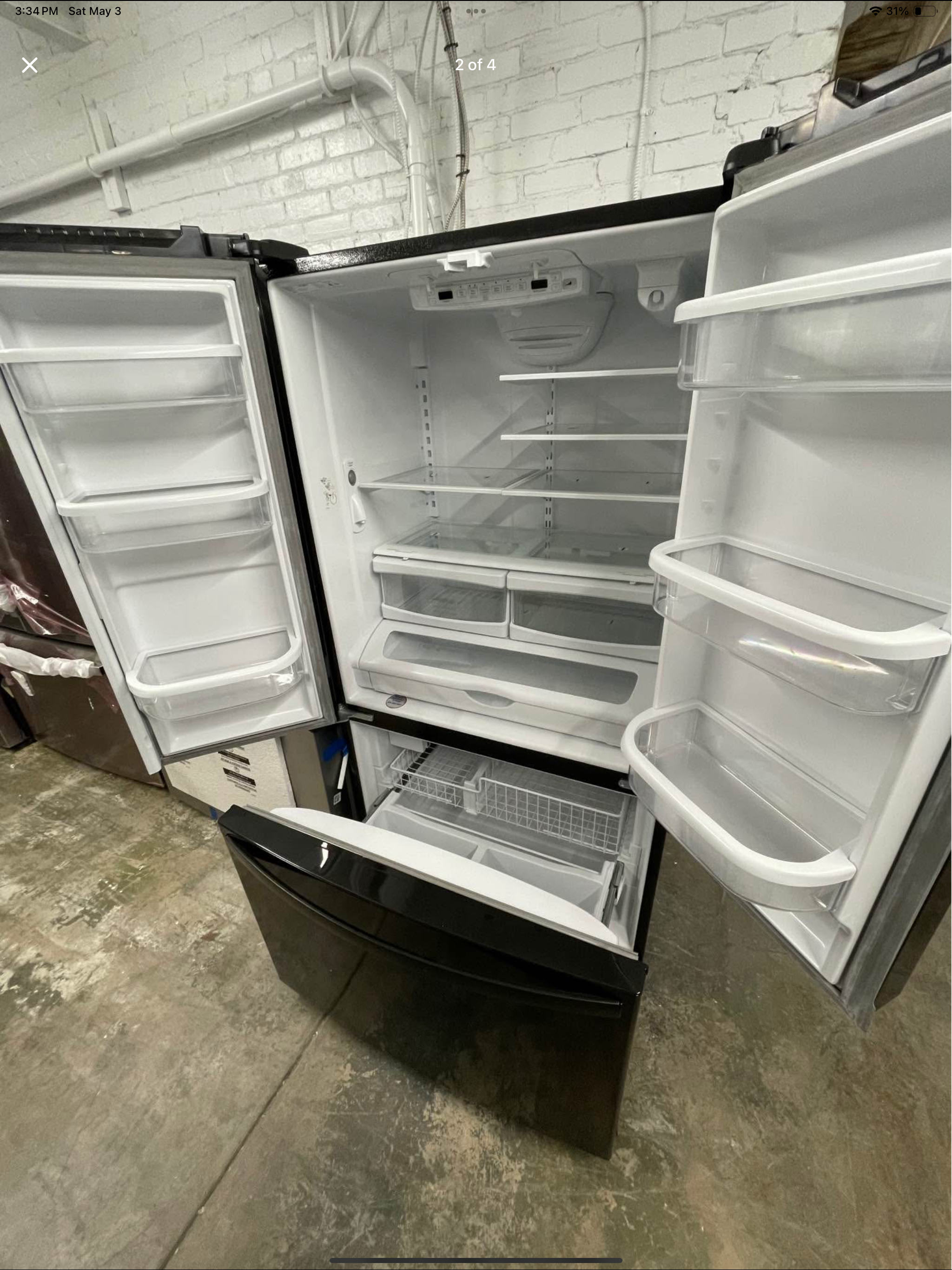 Refrigerator 36” wide 20 cu ft Model #WRF540CWHB 202506101