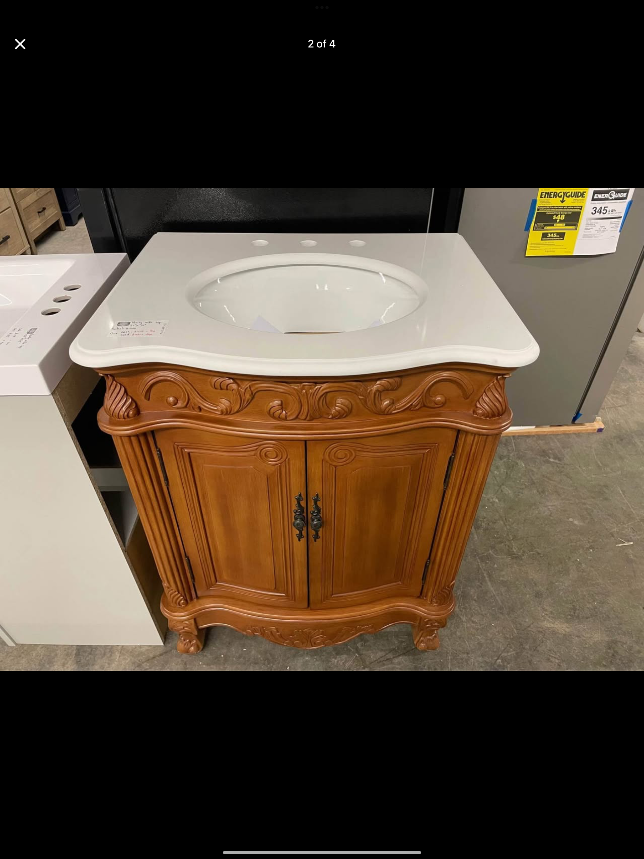 Vanity 27”x21” with quartz top Model: VF-1007-VW