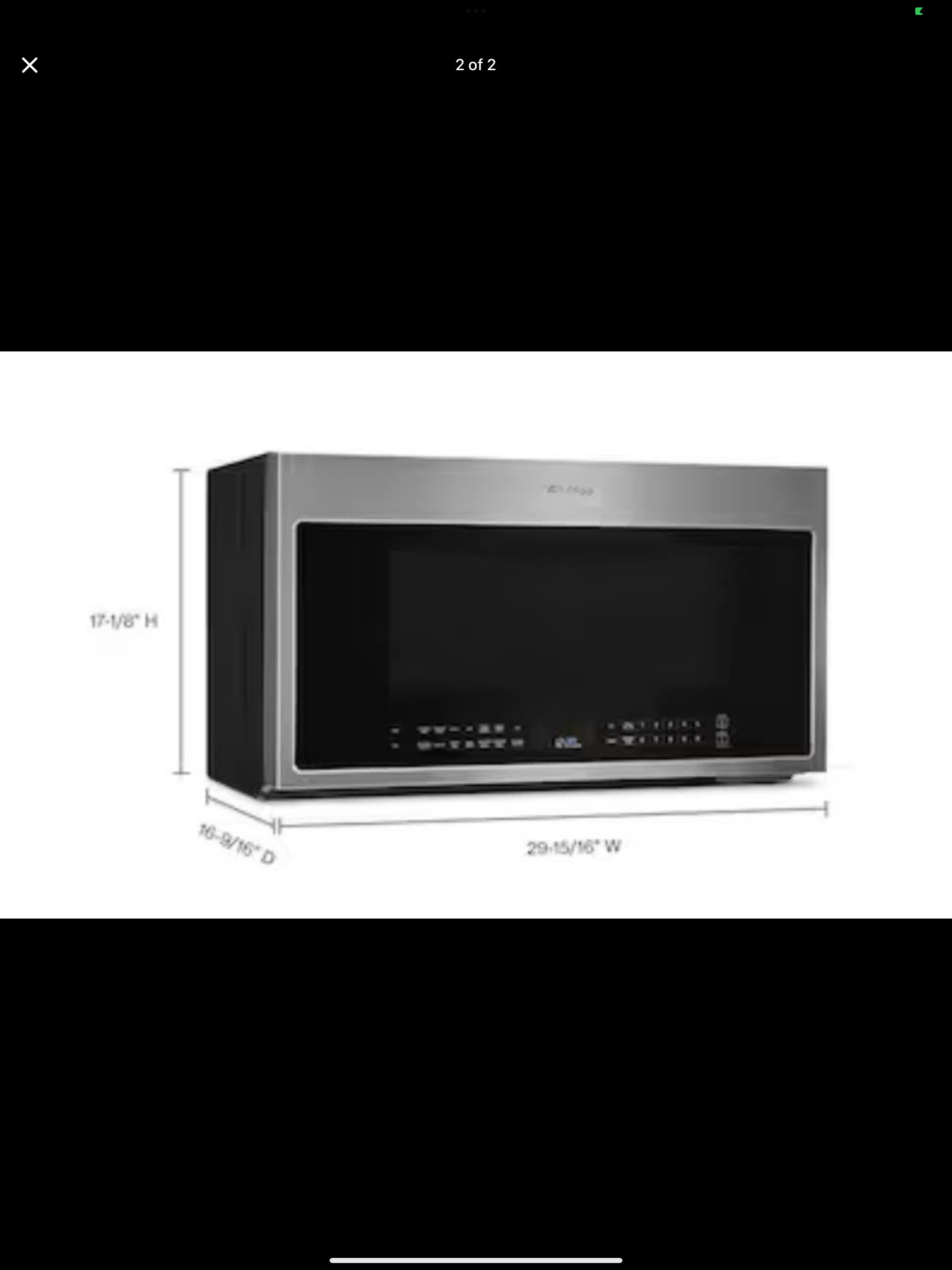 Microwave Air Fry 30-in 1.9-cu ft Model #WMH78519LZ