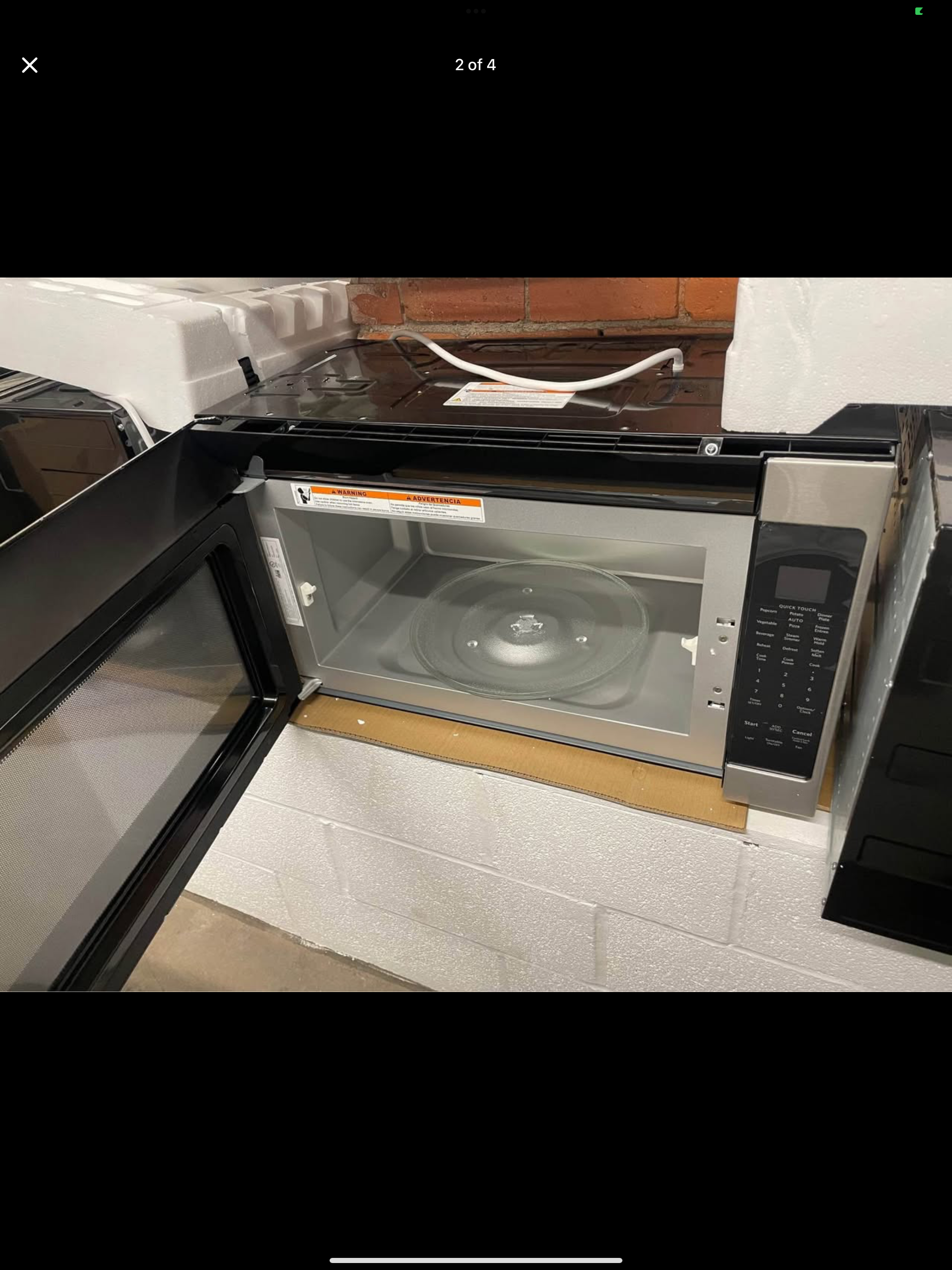 KitchenAid microwave 30-in 2.0-cu ft Model #KMHS120ESS