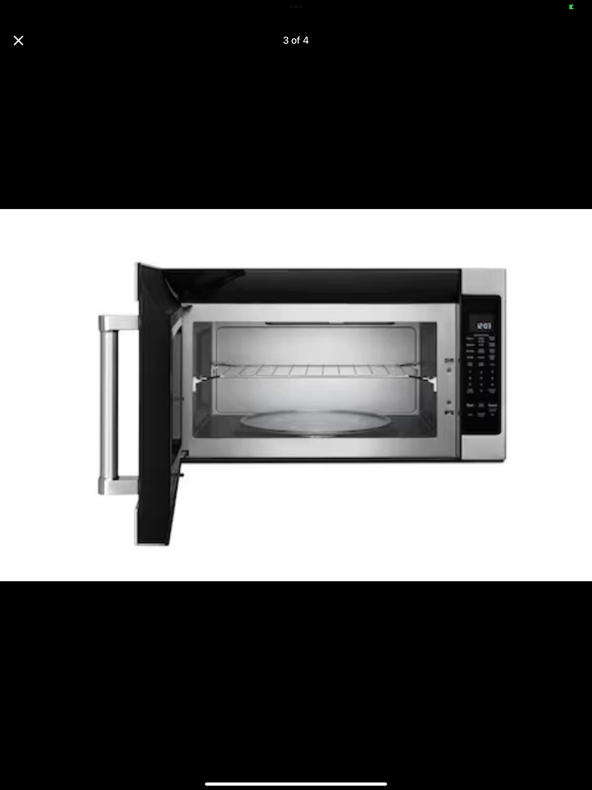 KitchenAid microwave 30-in 2.0-cu ft Model #KMHS120ESS