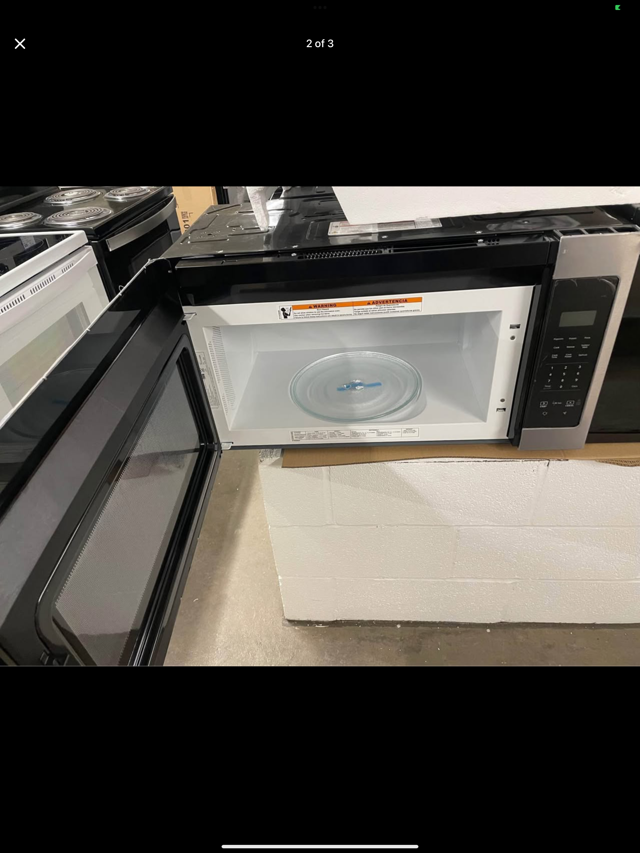 Microwave 30-in 1.7-cu ft Model #WMH31017HZ