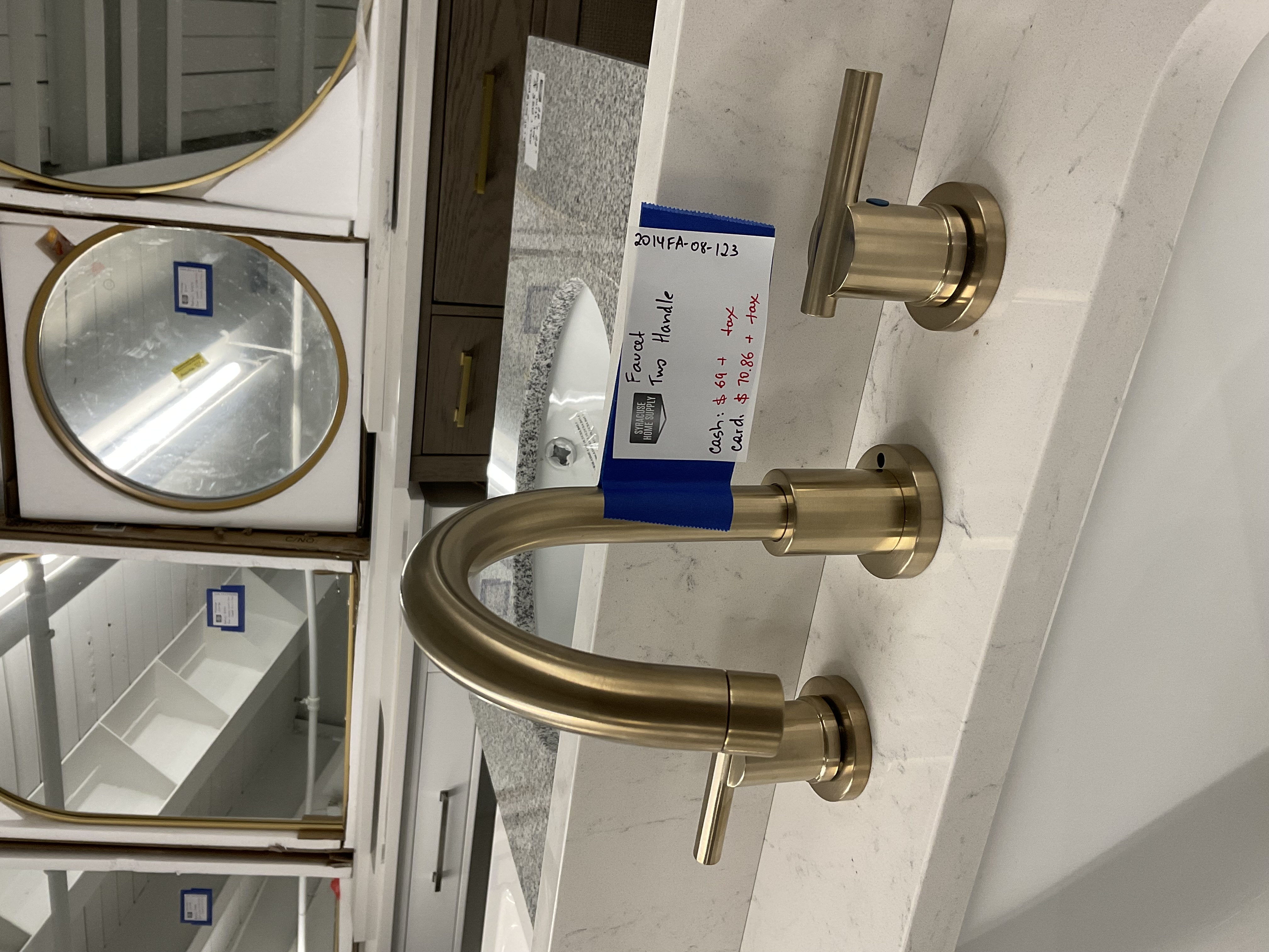 Bathroom Faucet Two Handle 8''