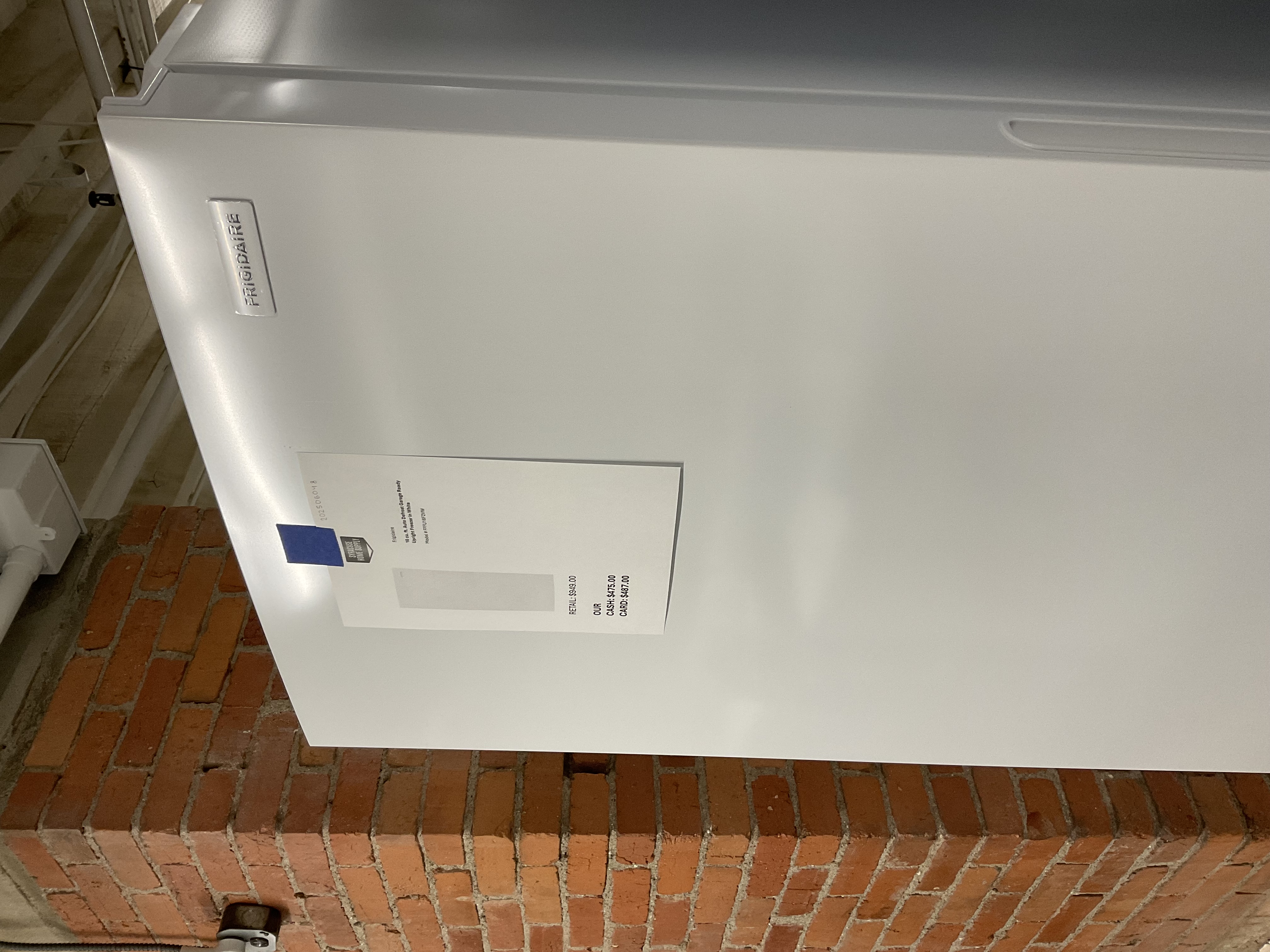 Frigidaire 16 cu. ft. Auto Defrost Garage Ready Upright Freezer in White