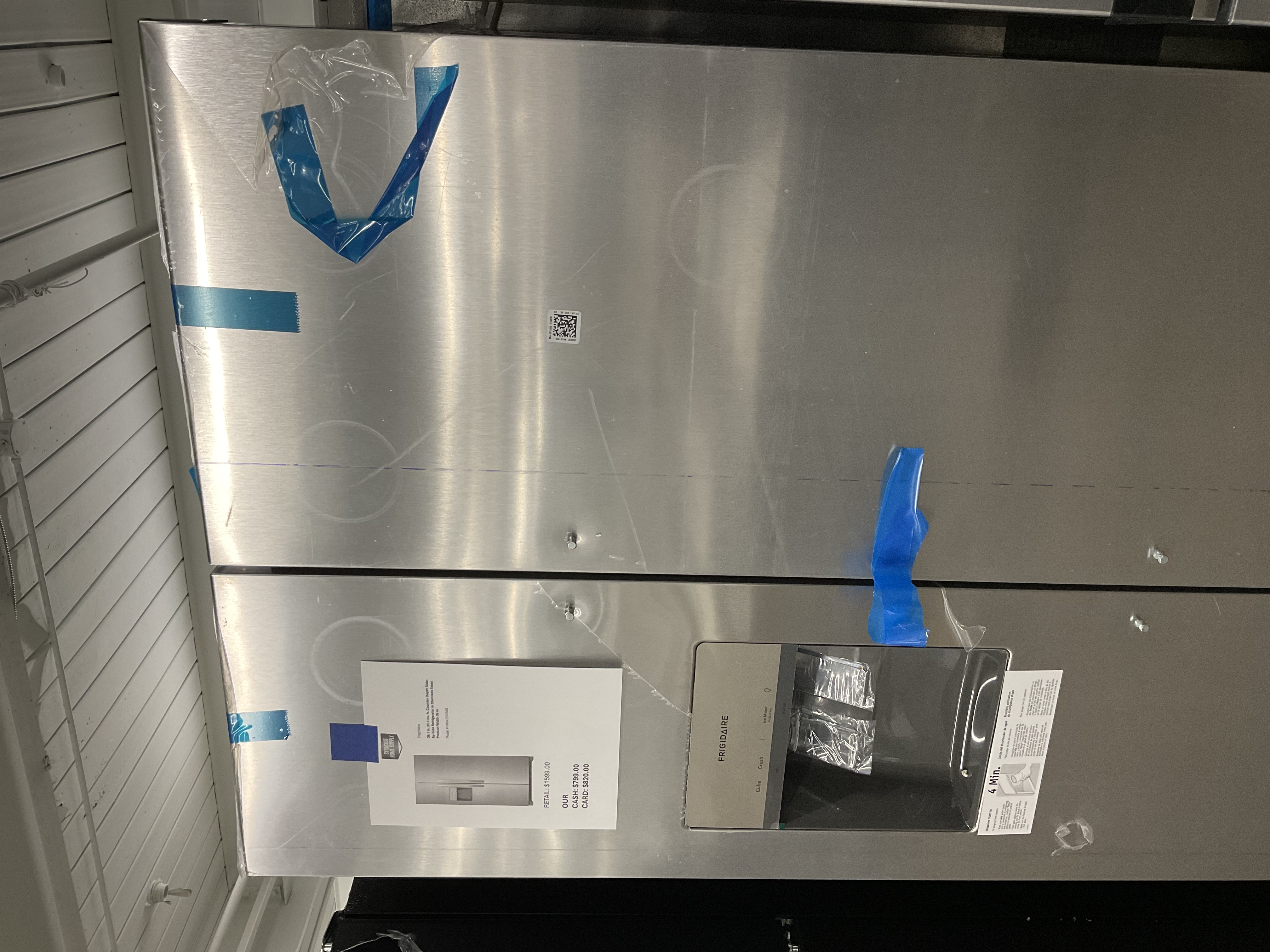 Frigidaire 36.1 in. 22.3 cu. ft. Counter Depth Side-by-Side Refrigerator in Stainless Steel 2025060413