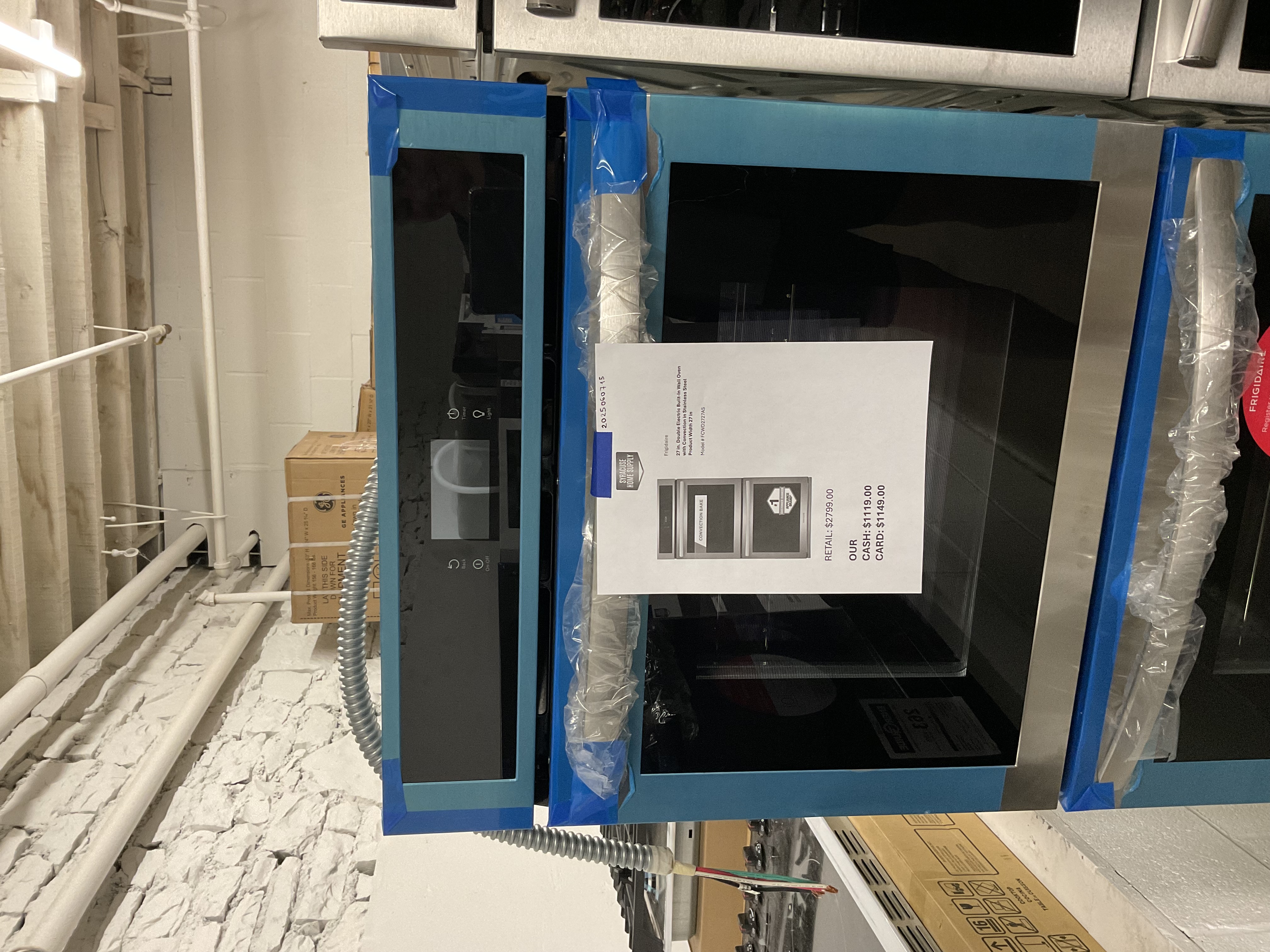 Frigidaire 27 in. Double Electric Built-In Wall Oven with Convection in Stainless Steel 2025060715