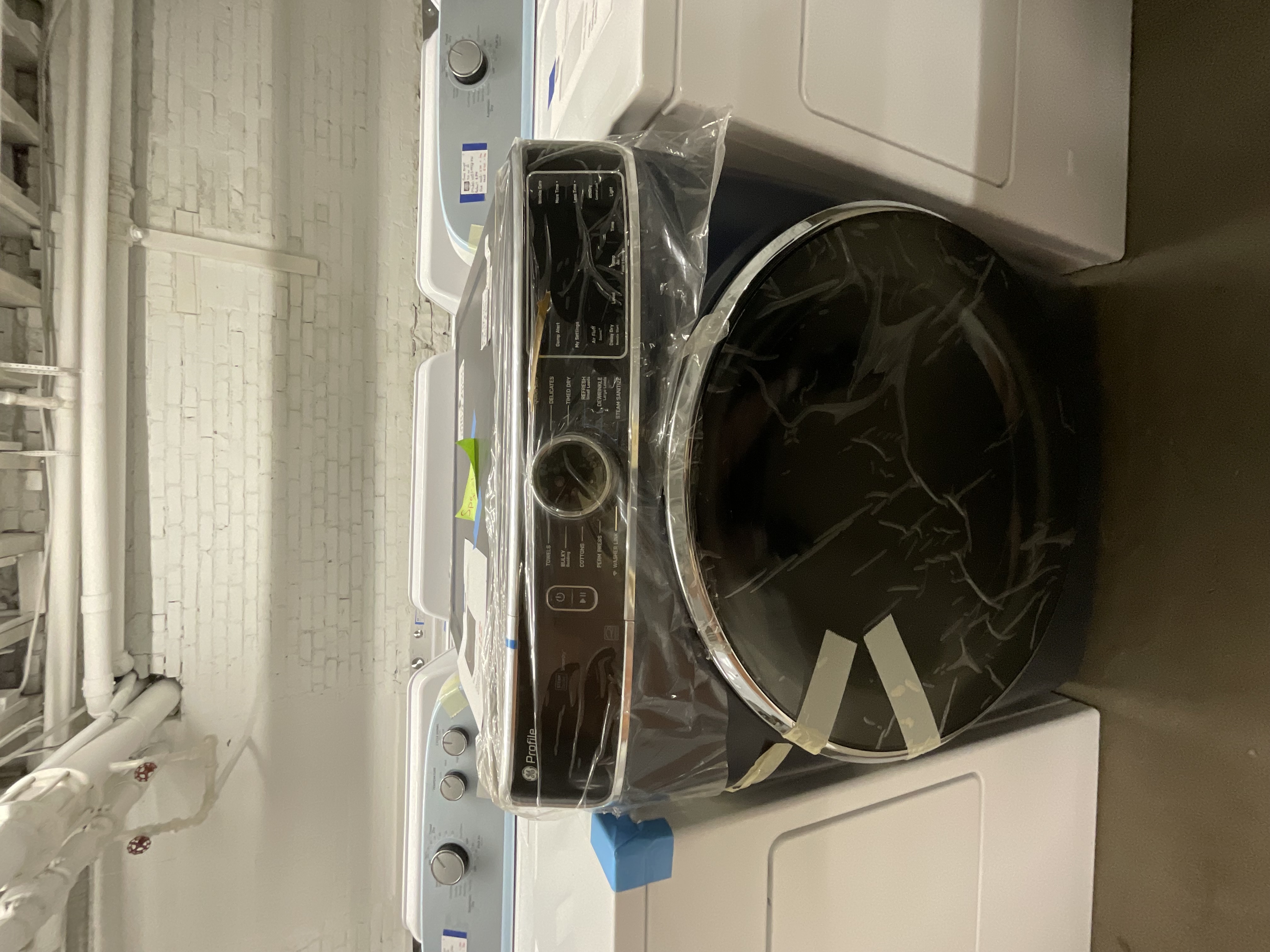 GE Profile 7.8 cu. ft. vented Gas Dryer in Sapphire Blue with Steam and Sanitize Cycle, ENERGY STAR 202506115