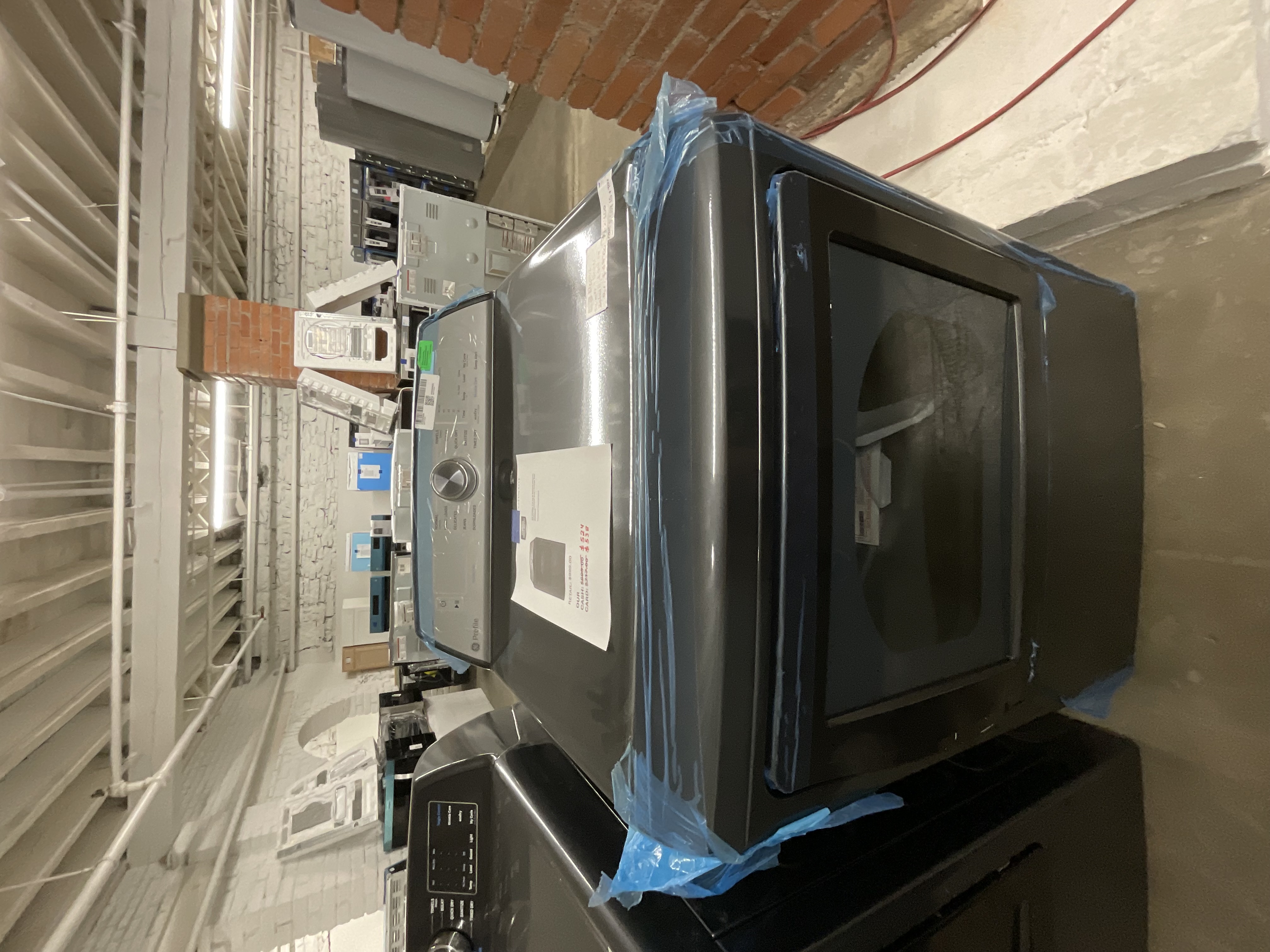 GE Profile 7.4-cu ft Vented Electric Dryer (Diamond Gray ) Energy Star Certified Model #PTD60EBPRDG 2025061113