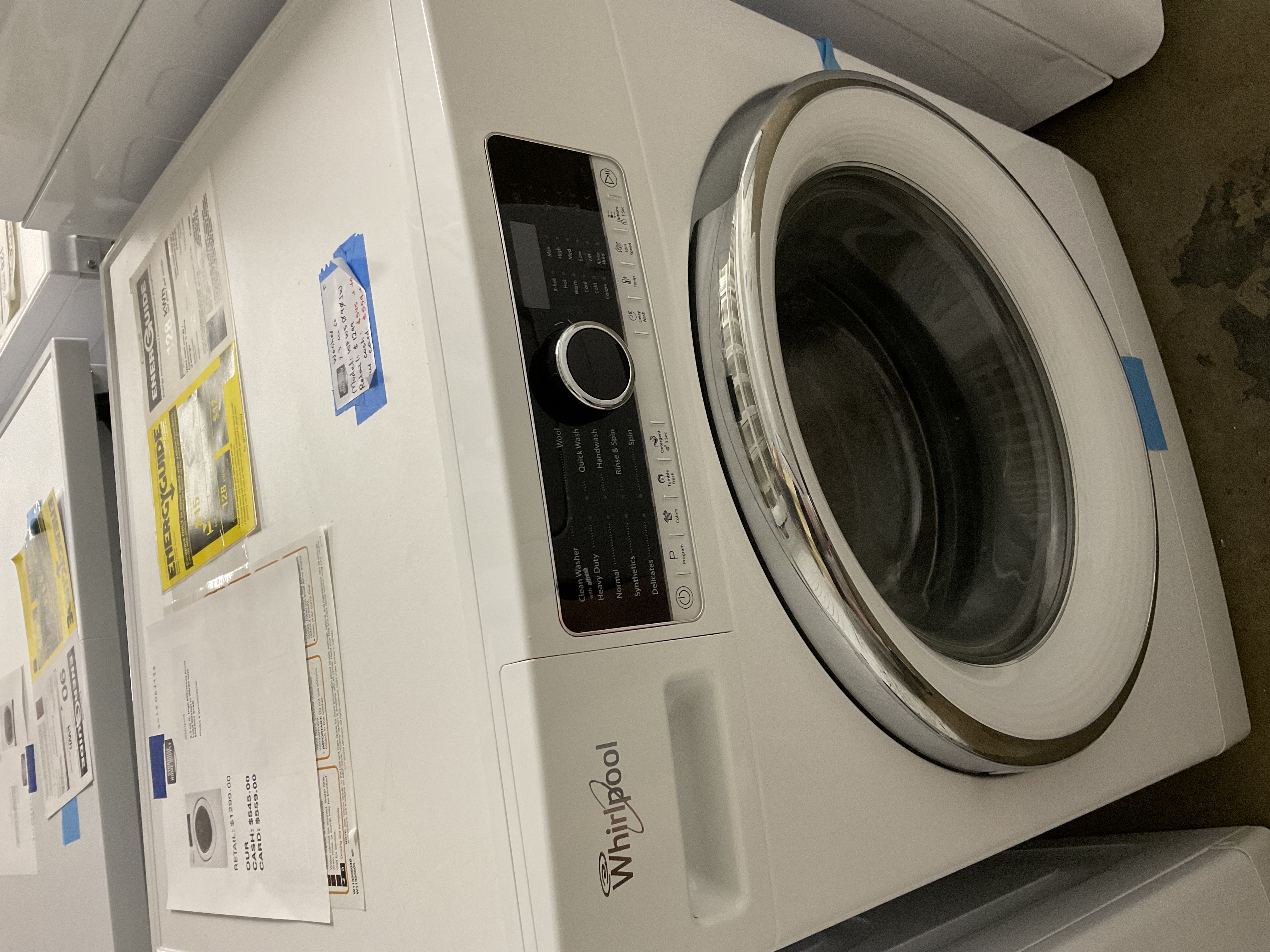 Whirlpool 2.3 cu.ft. High Efficiency Front Load Washer in White with ENERGY STAR 2025061124