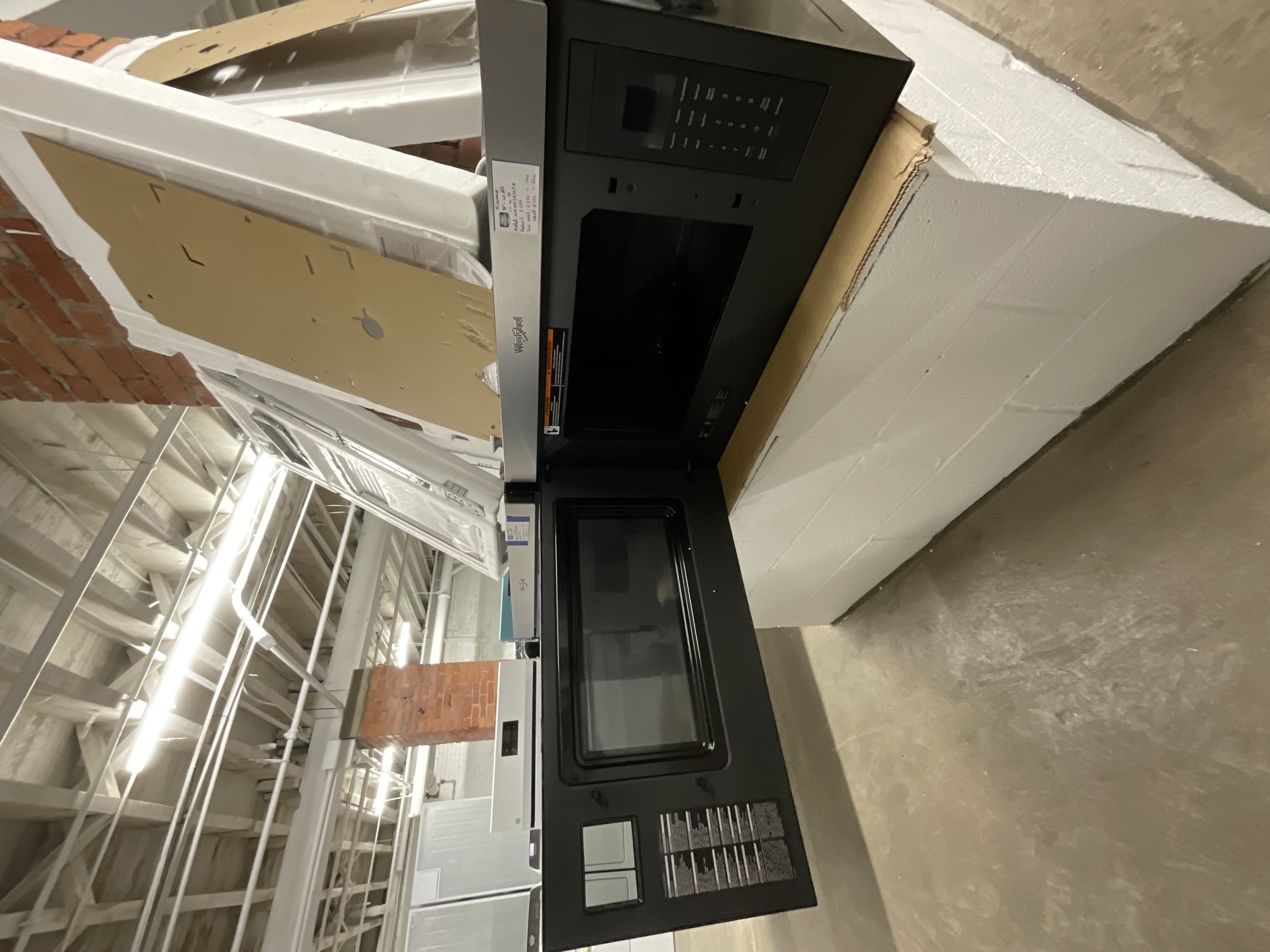 Whirlpool Flush Built-in Design 1.1-cu ft 30-in Over-the-Range Microwave with Sensor Cooking 202507106 
