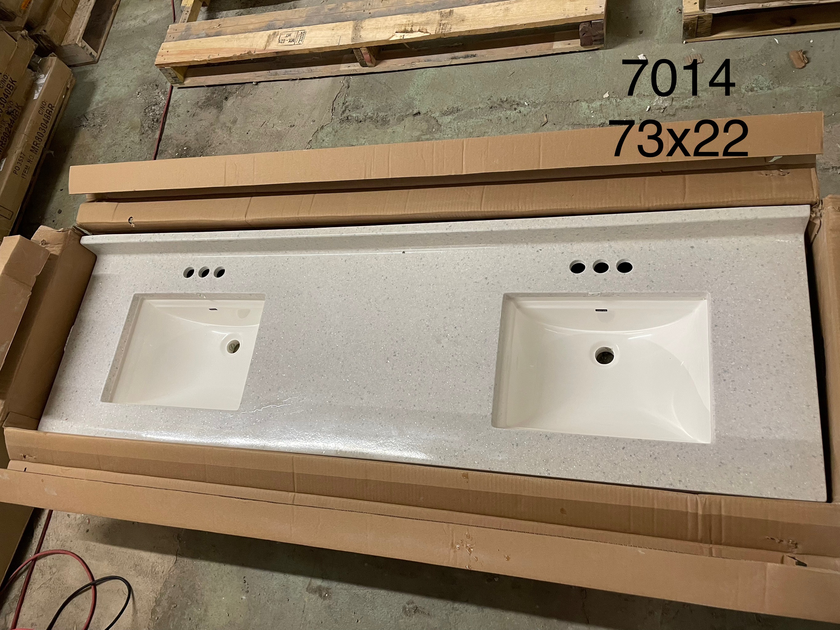 Vanity top 73x22 7014