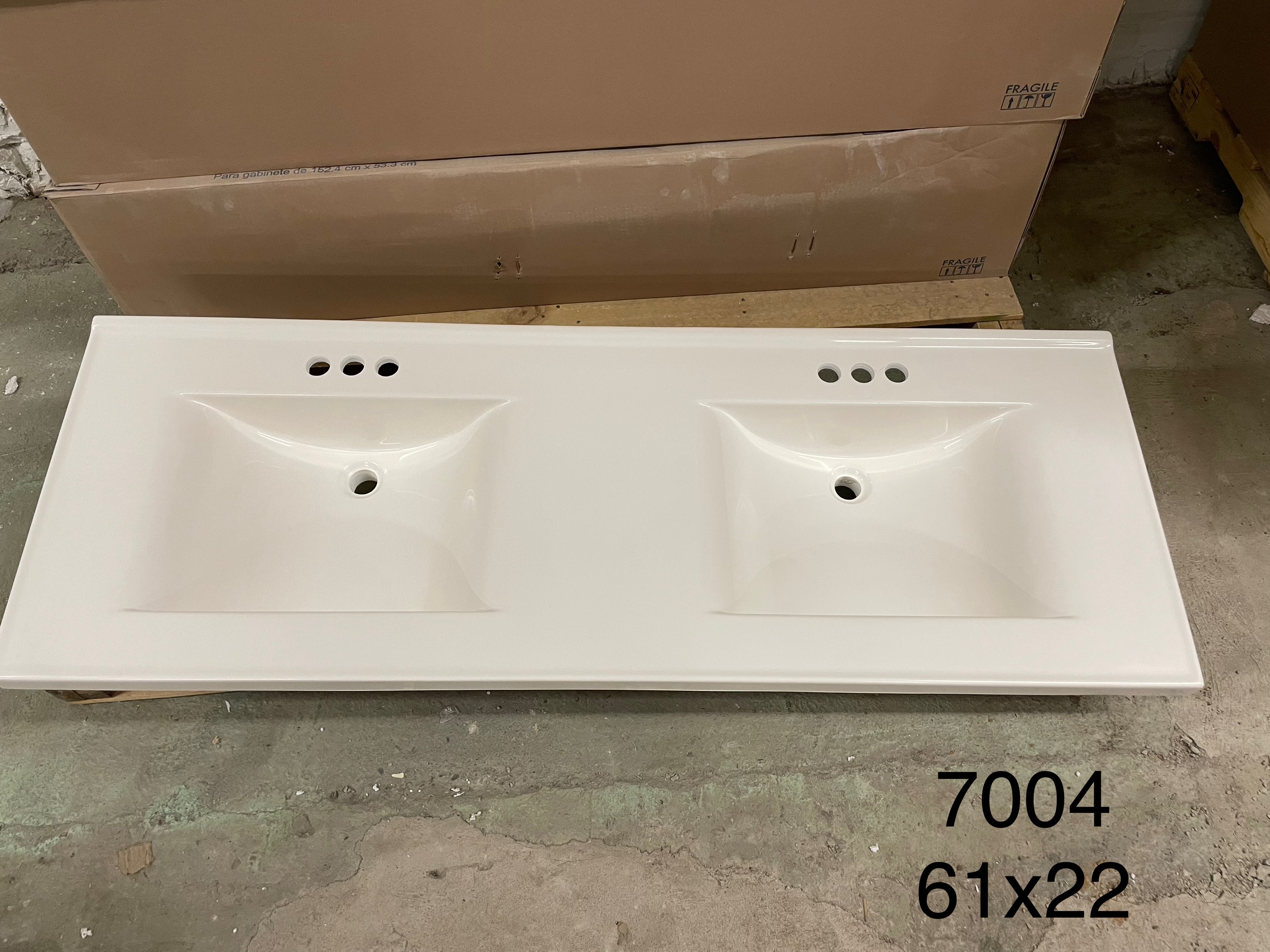 Vanity top 61x22 7004