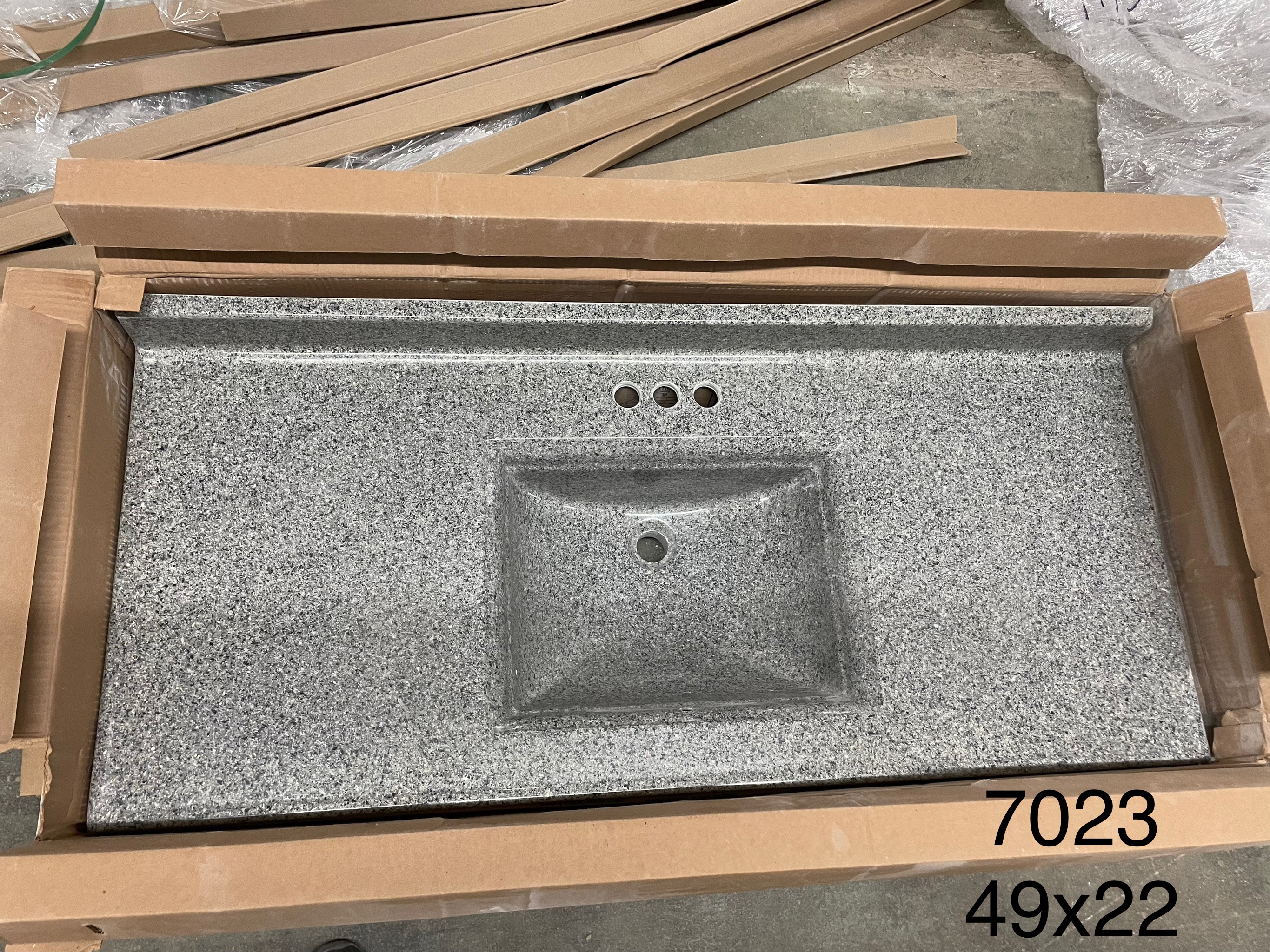 Vanity top 49x22 7023