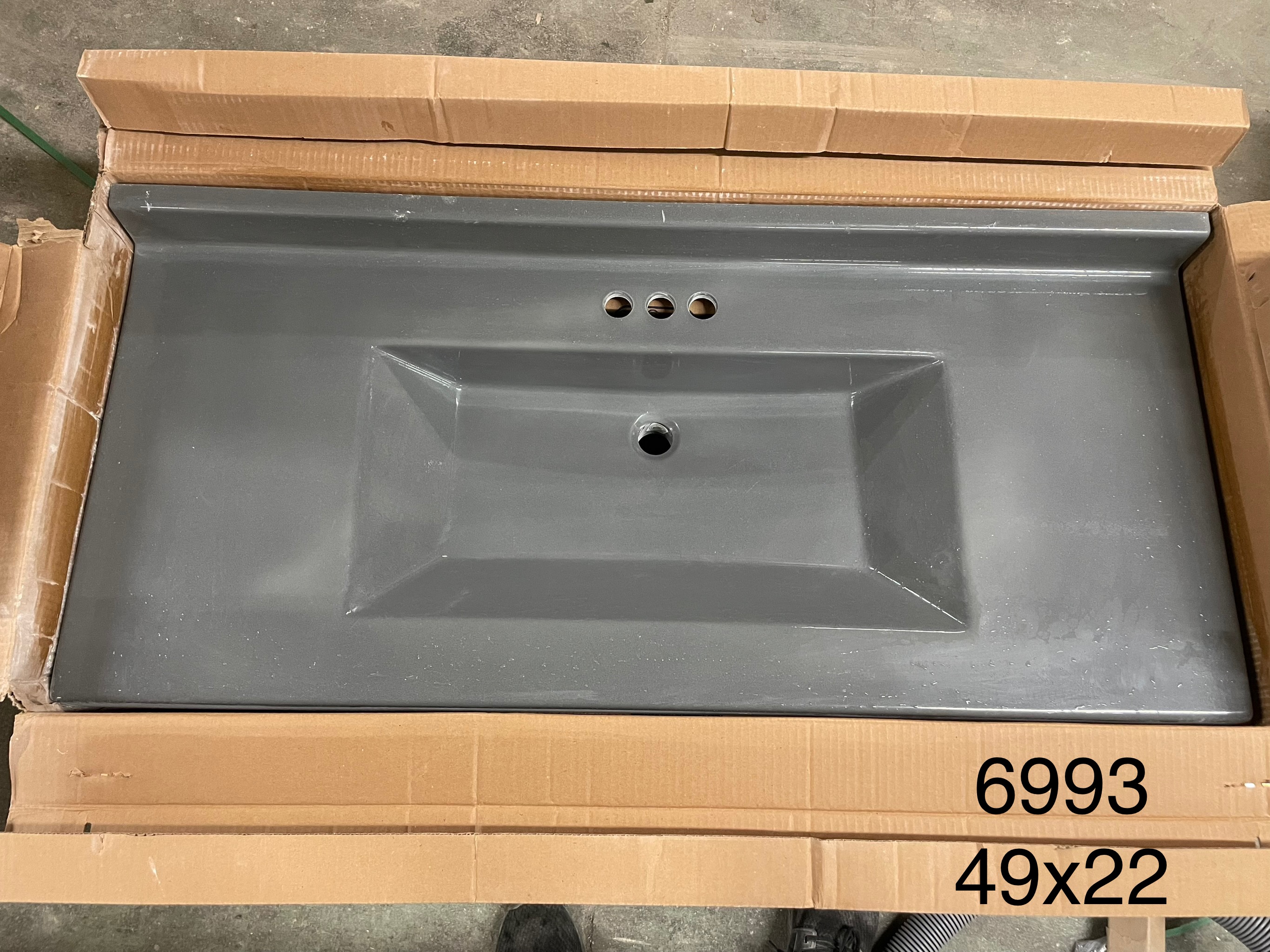 Vanity top 49x22 6993