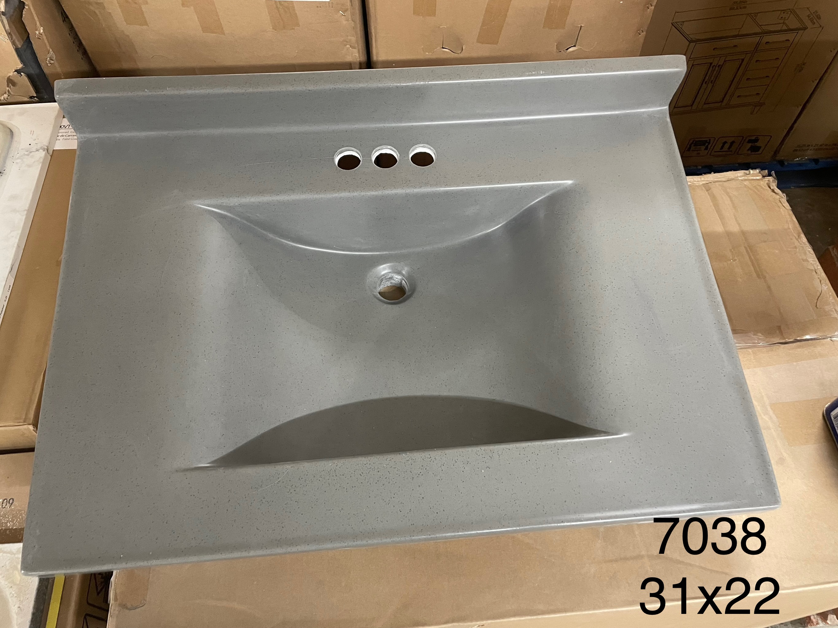 Vanity top 31x22 7038