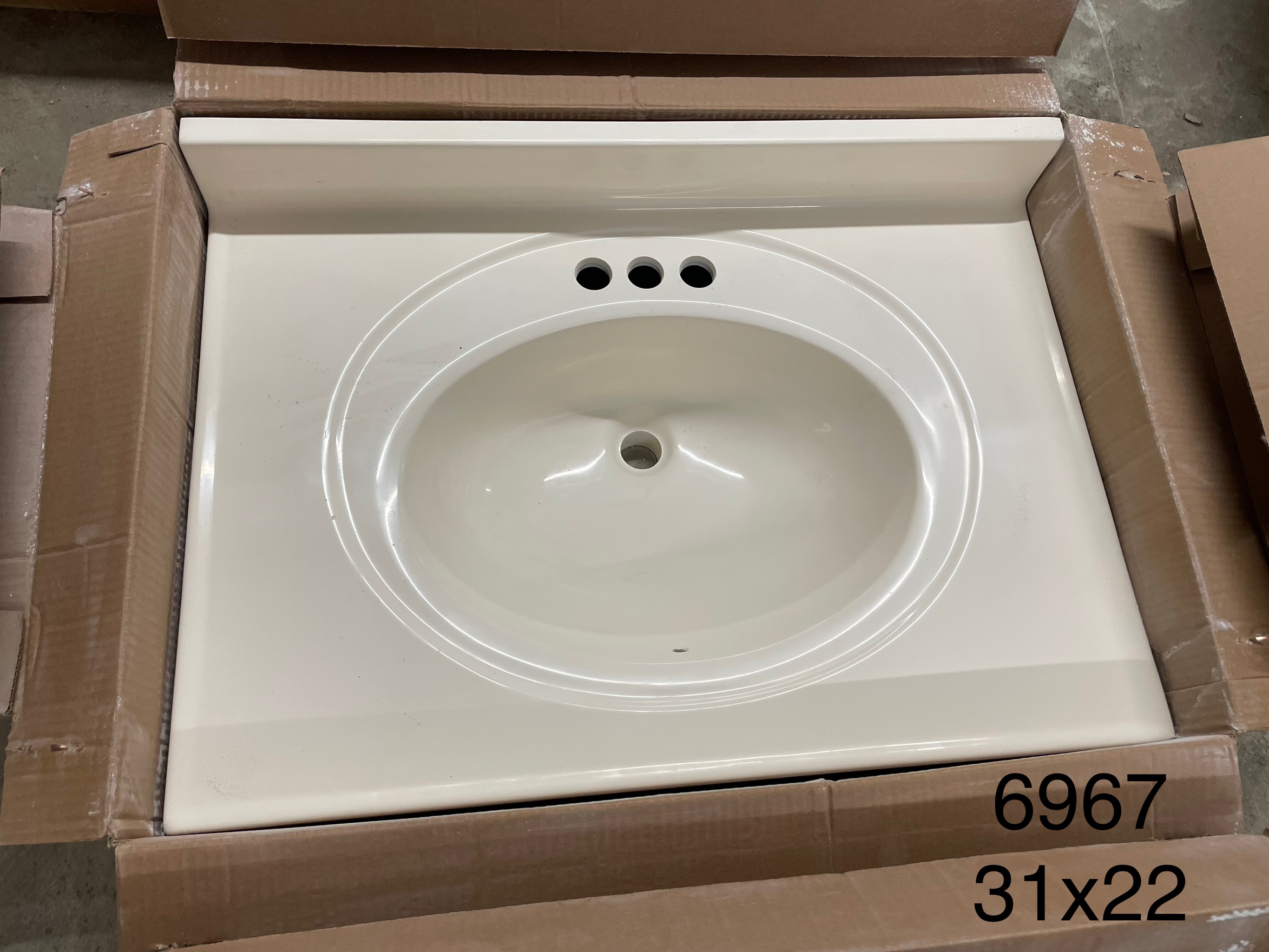 Vanity top 31x22 6967