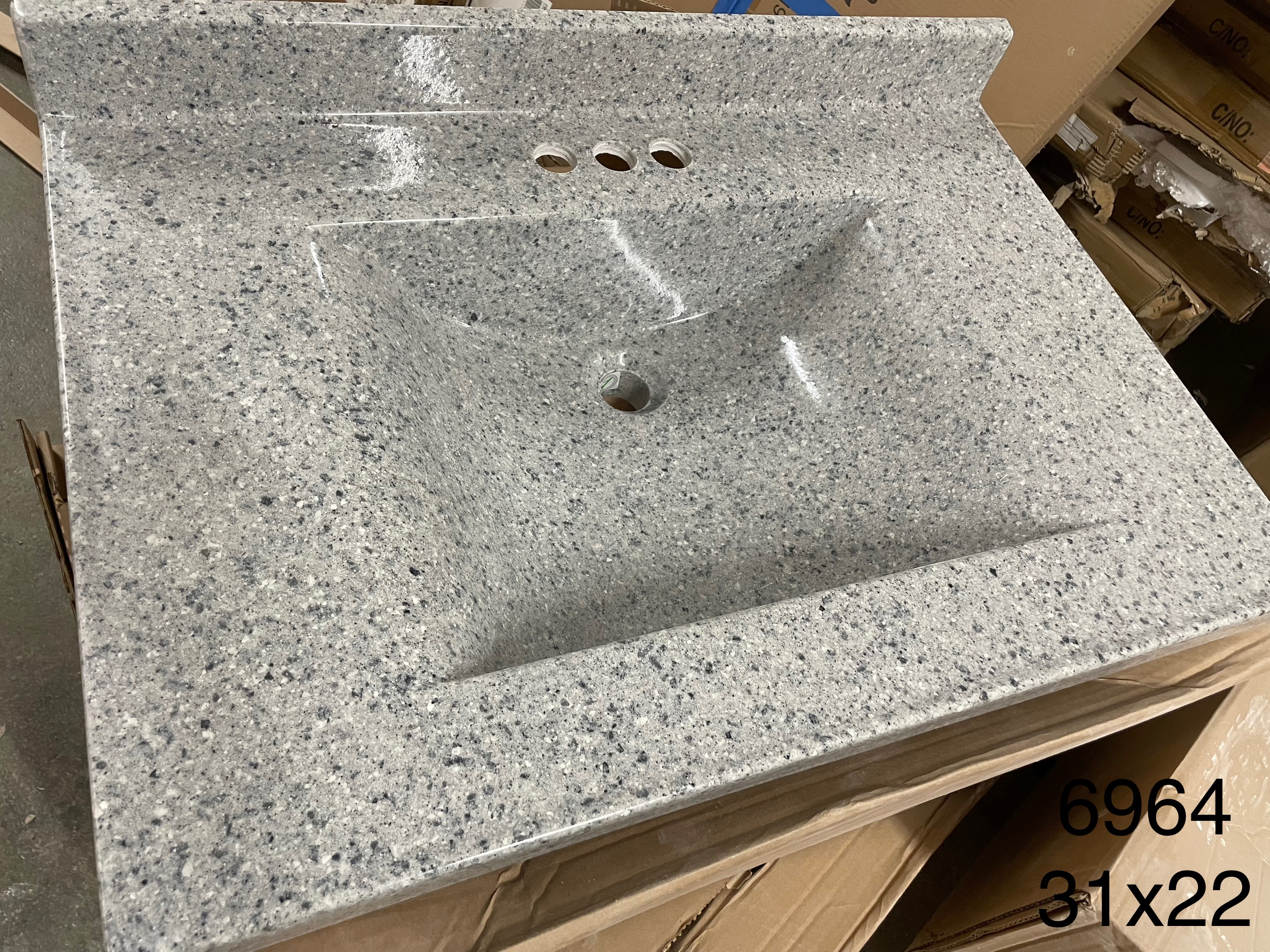 Vanity top 31x22 6964