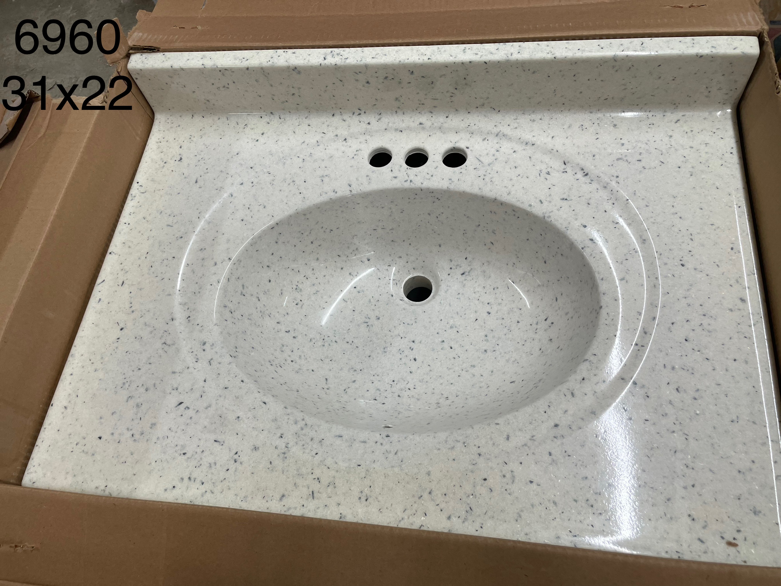 Vanity top 31x22 6960