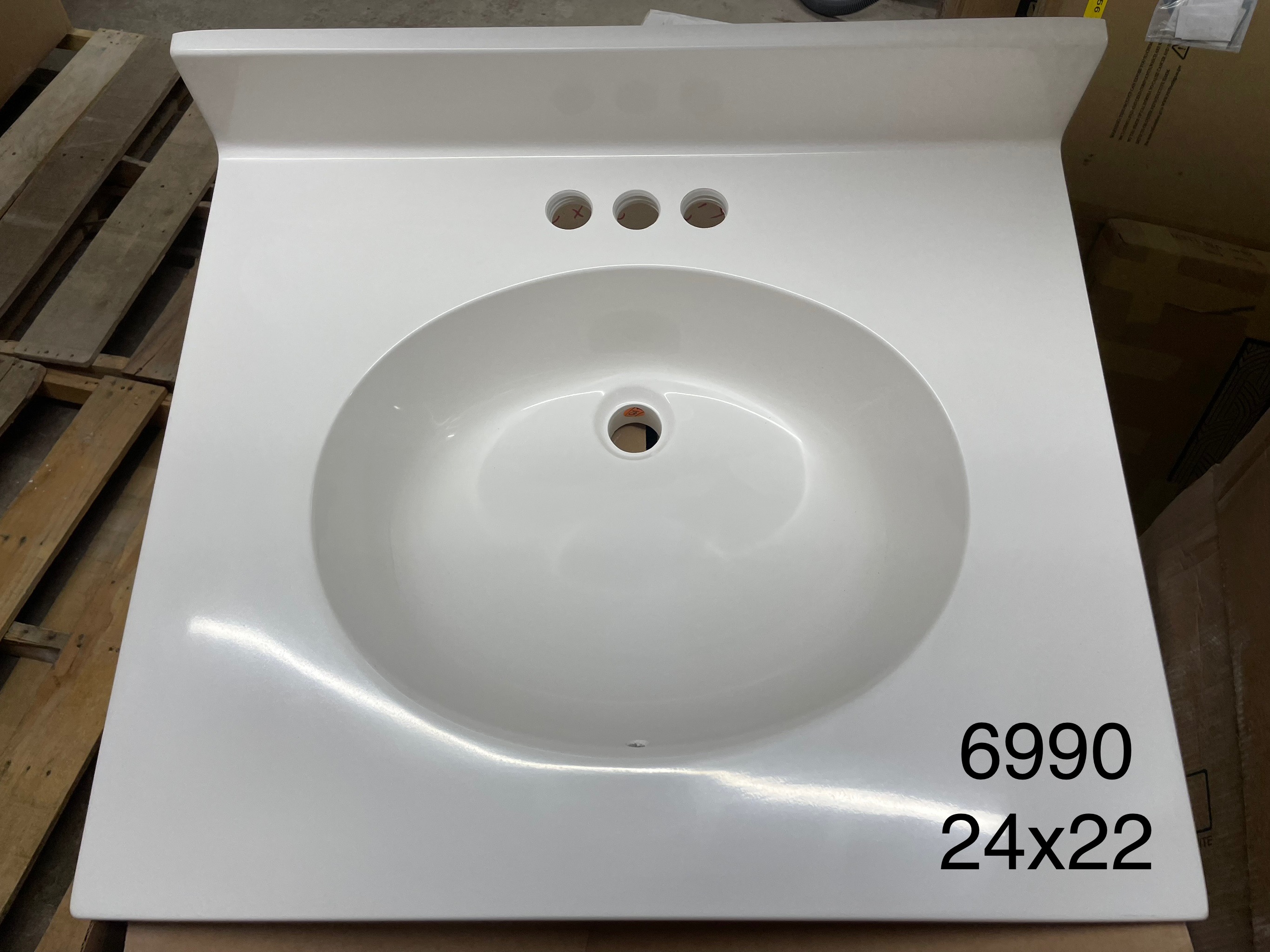 Vanity top 25x22 6990