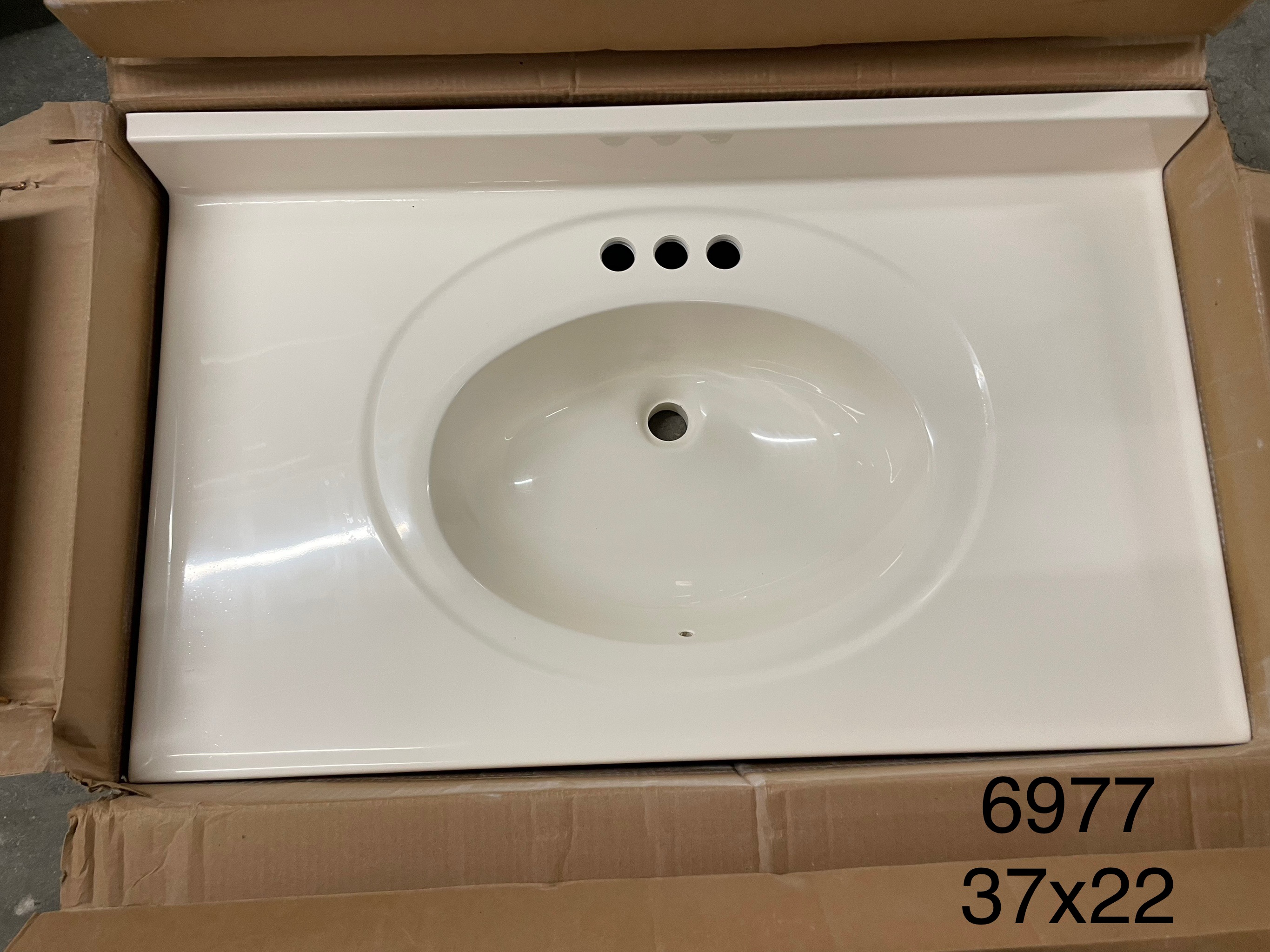Vanity top 37x22 6977