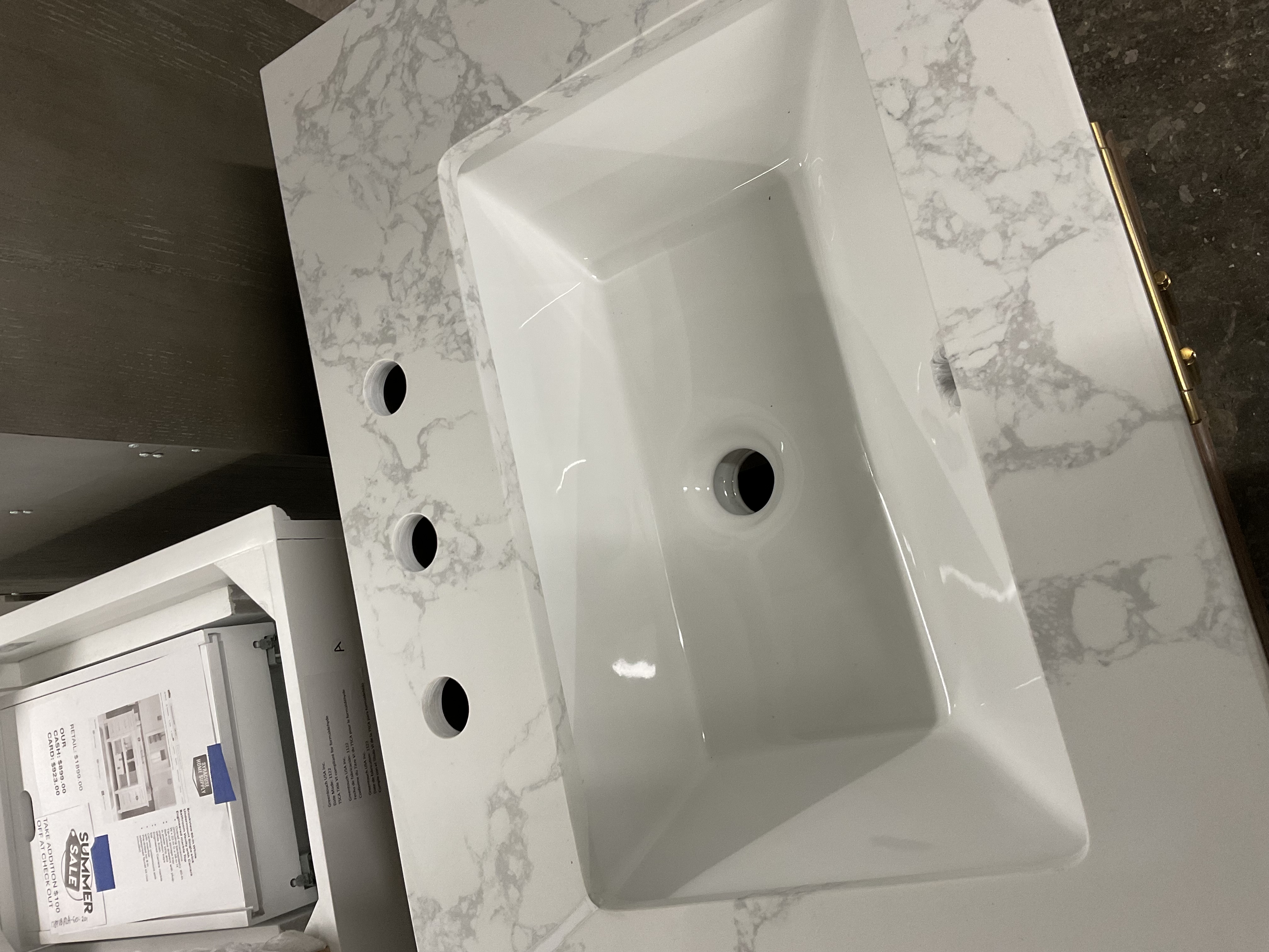 60"x 19" vanity with top 202509268