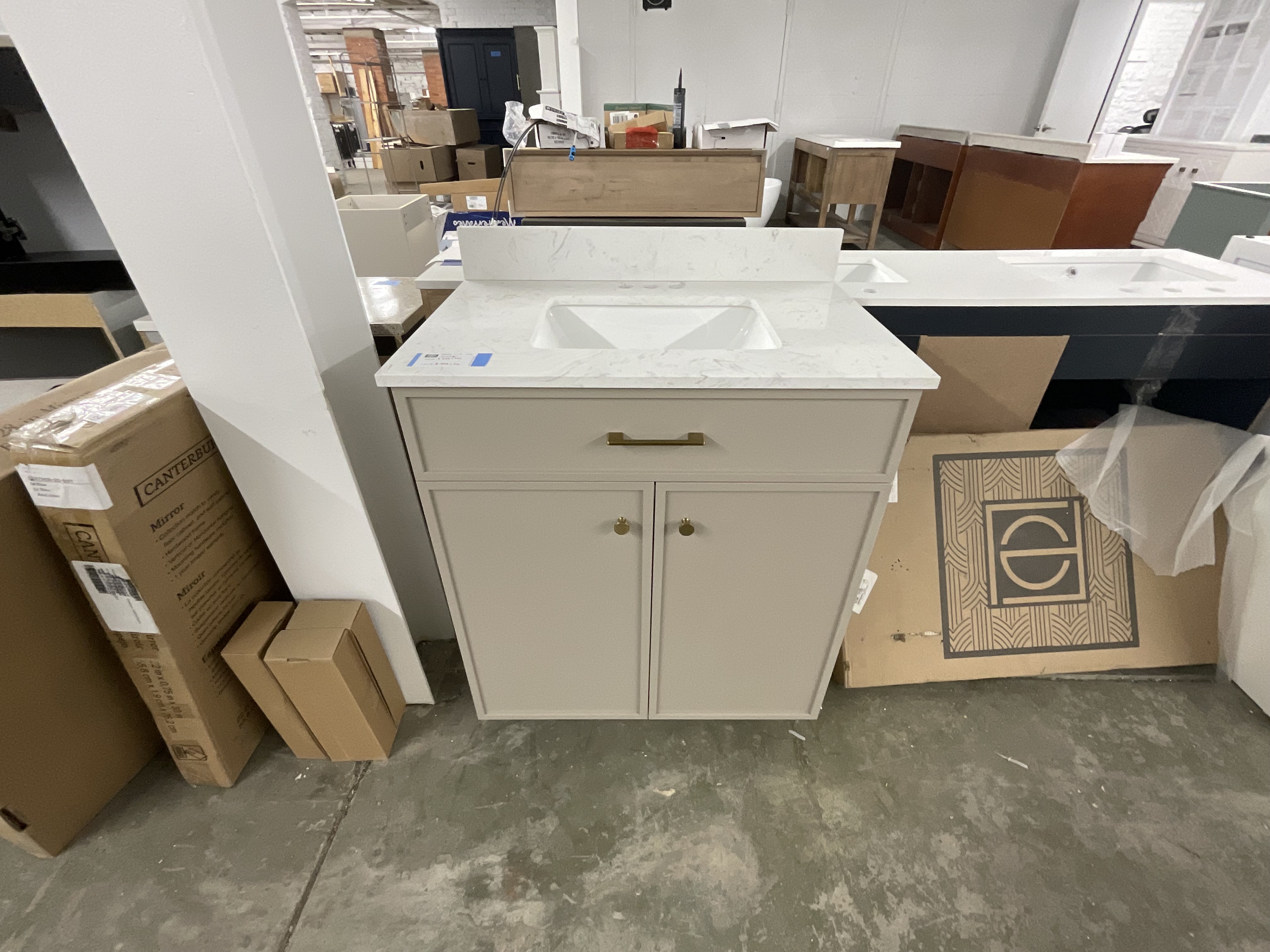 Vanity with top 30x20