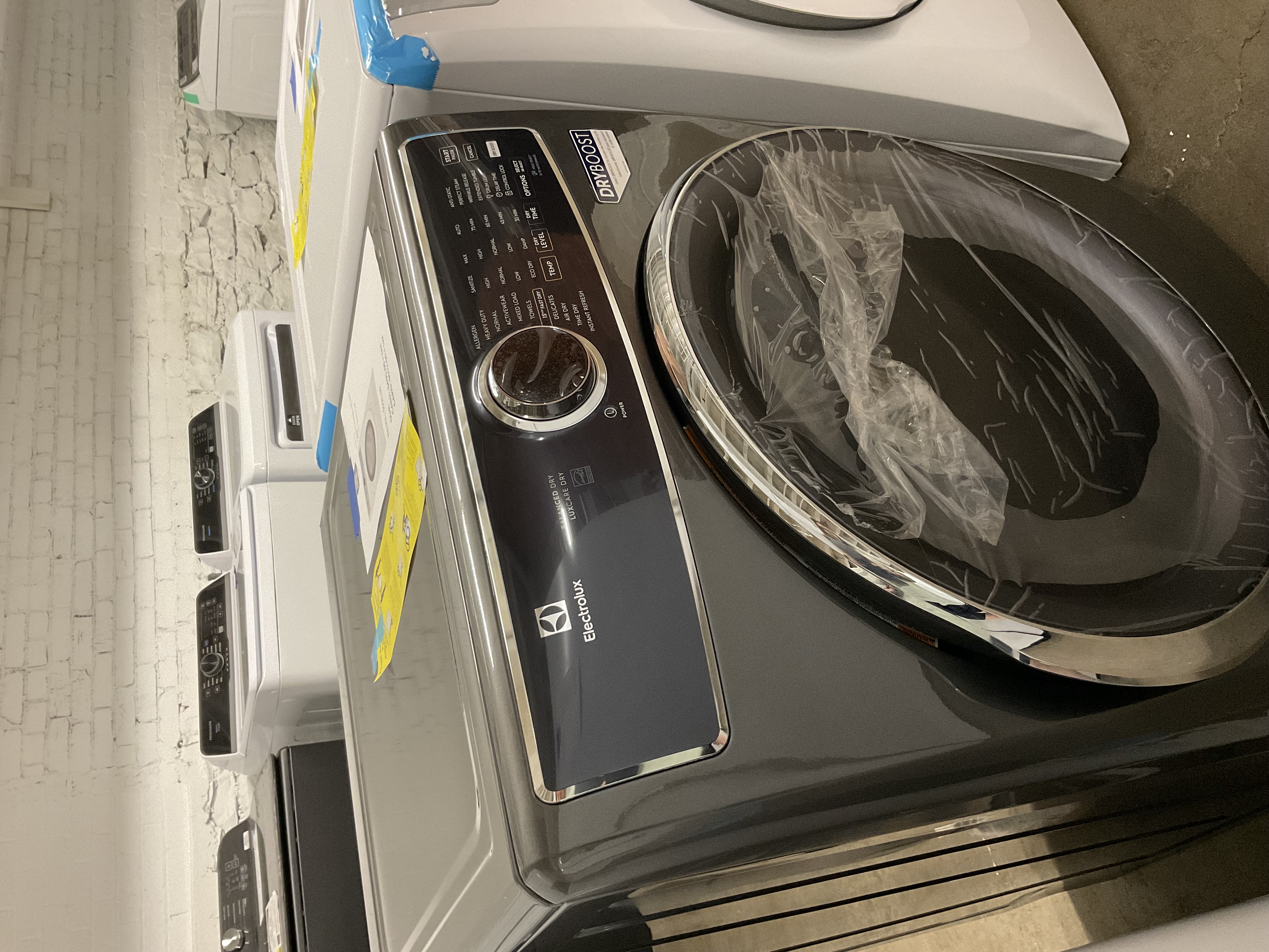 Electrolux 8 cu. ft. vented Front Load Stackable Electric Dryer in Titanium with LuxCare Dry and Perfect Steam 2025071620