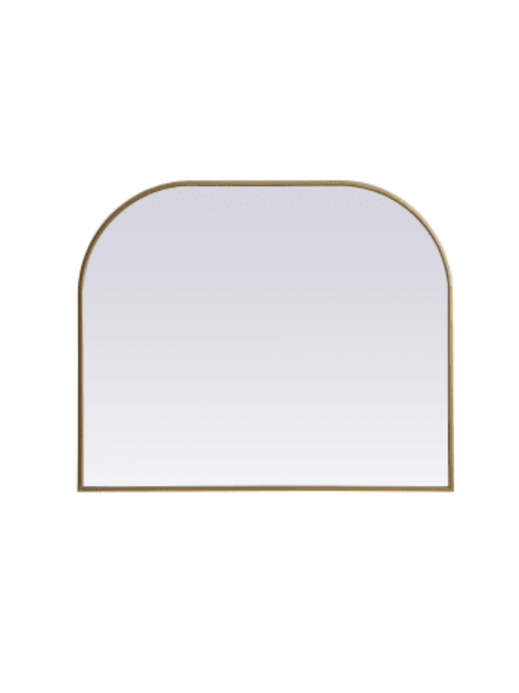 Elegant Lighting Blaire 36" W x 30" H Modern Arched Bathroom Wall Mirror